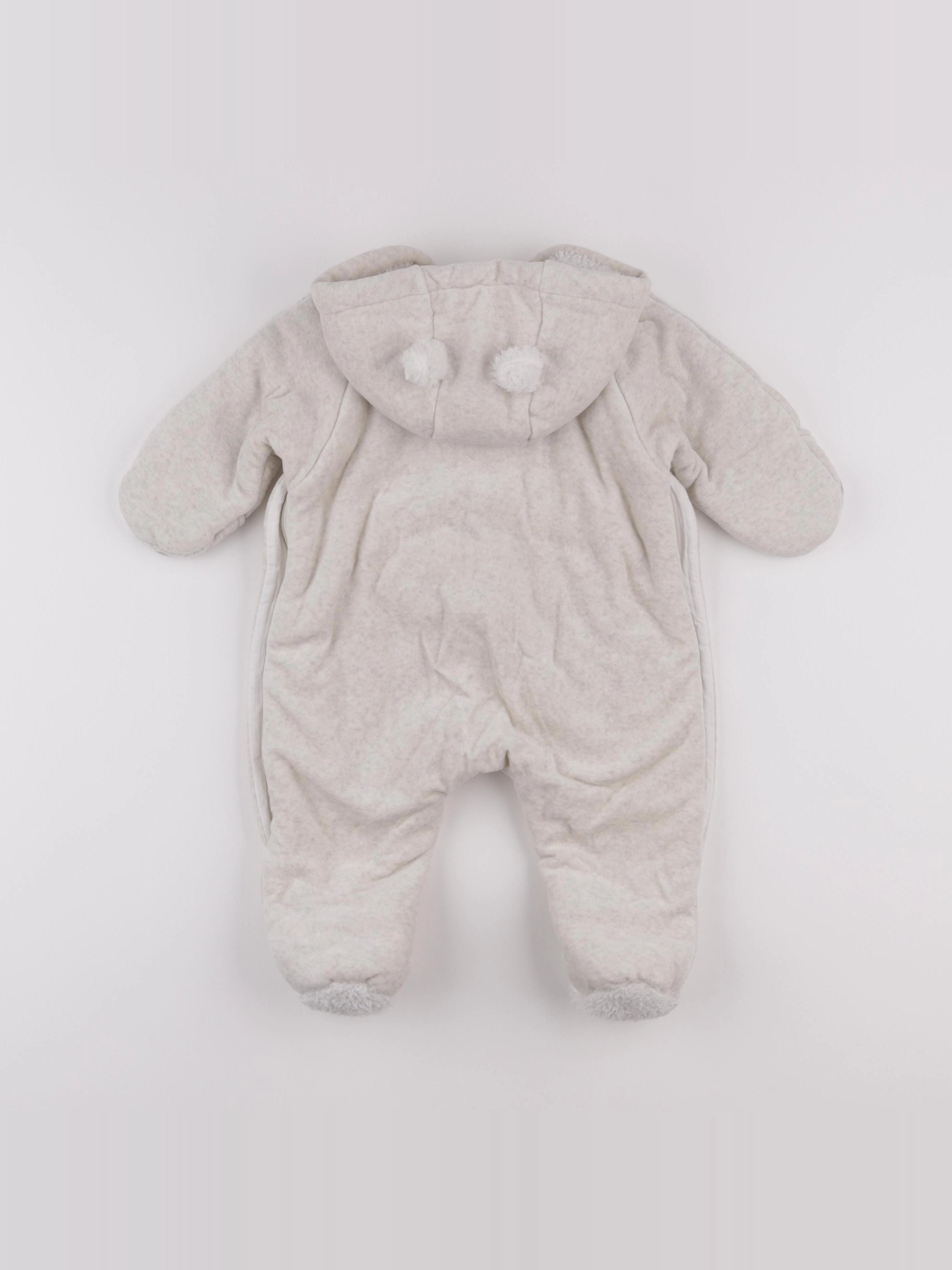 Petit Bateau - combi-pilote beige - 6 mois
