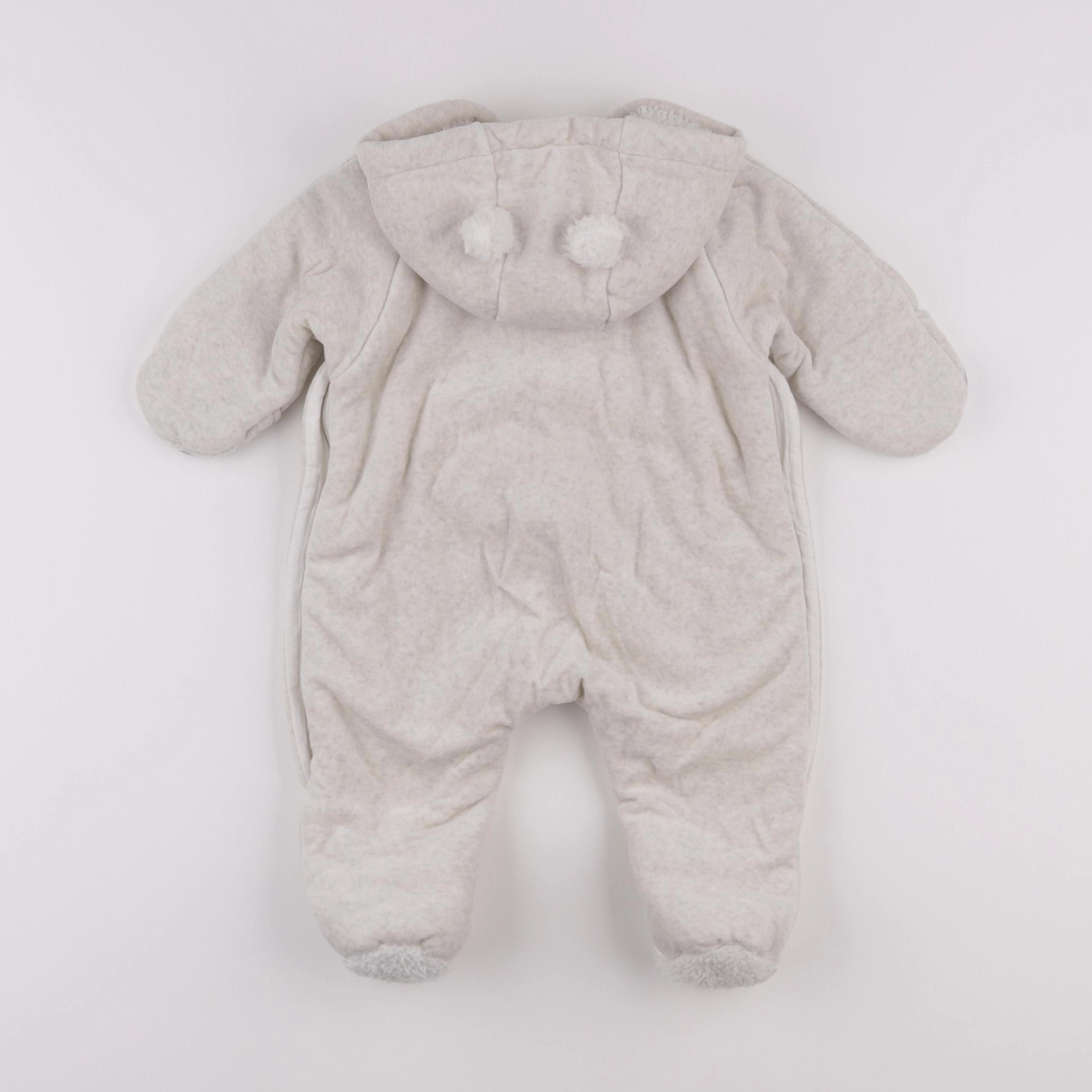 Petit Bateau - combi-pilote beige - 6 mois