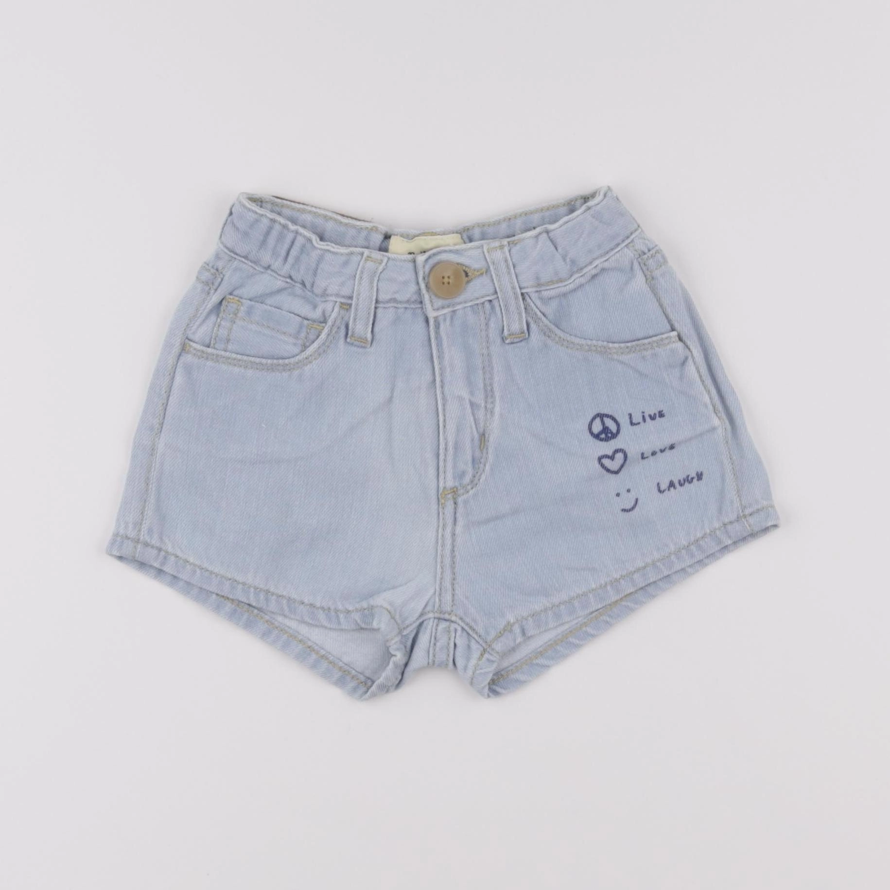 Bellerose - short bleu - 4 ans