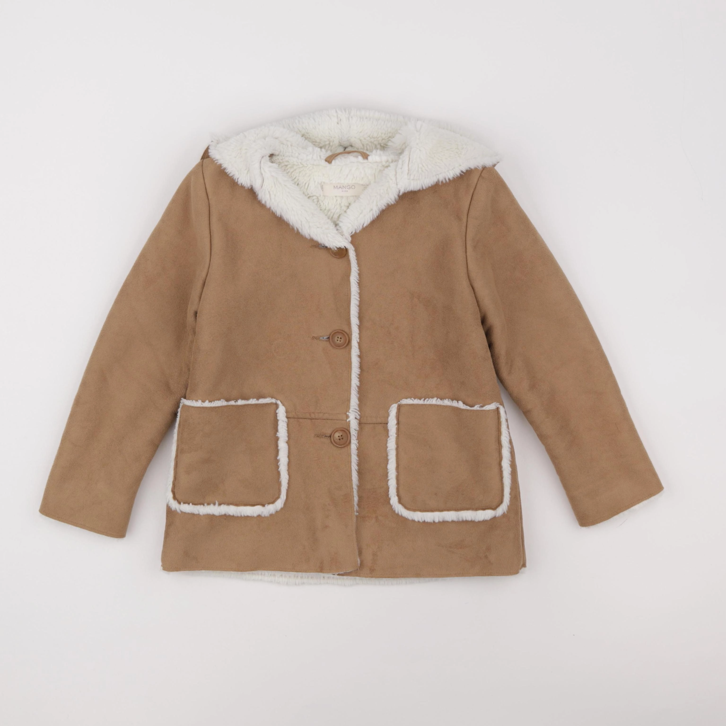 Mango - manteau marron - 5/6 ans