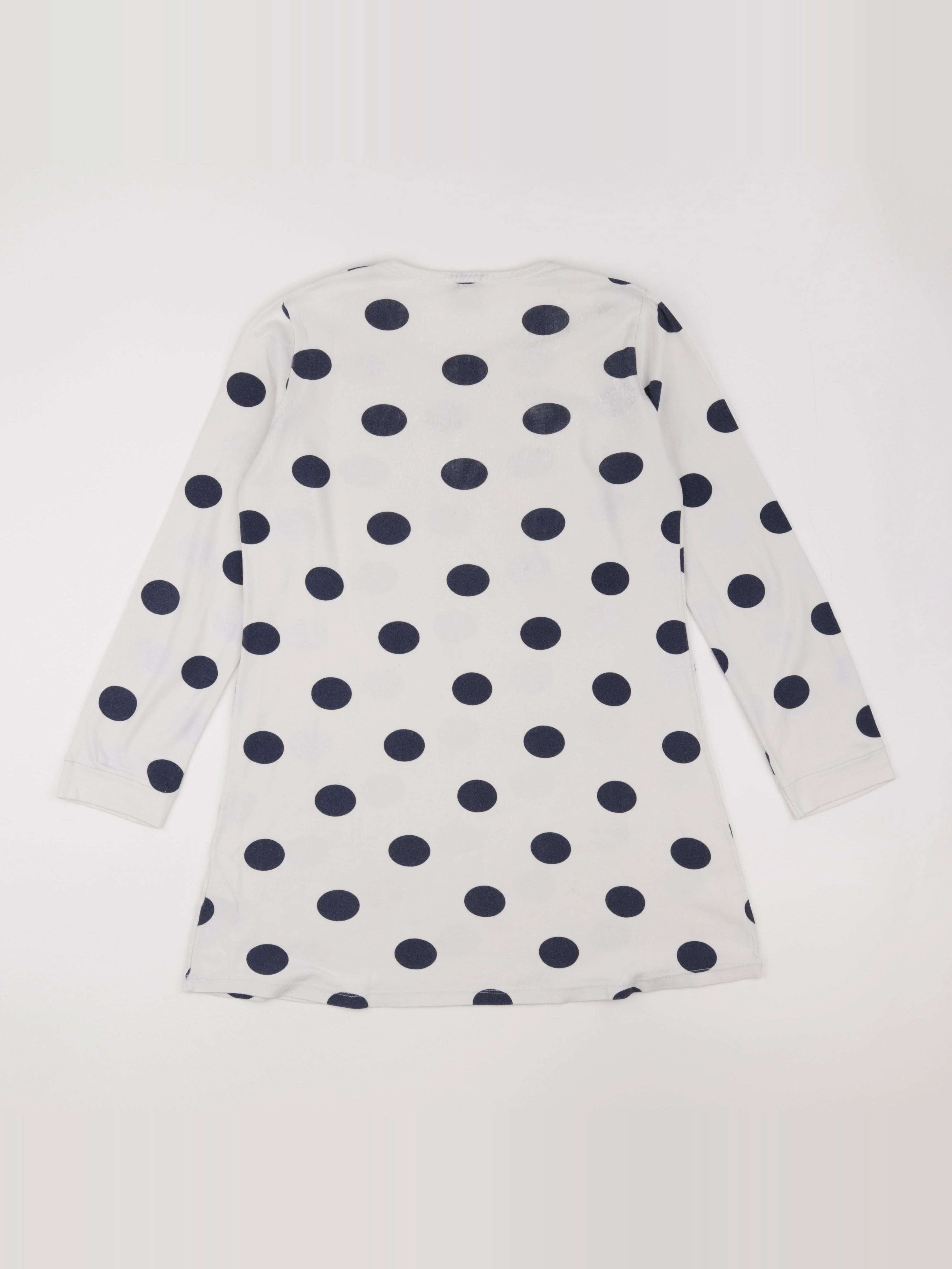 Petit Bateau - chemise de nuit coton bleu - 12 ans