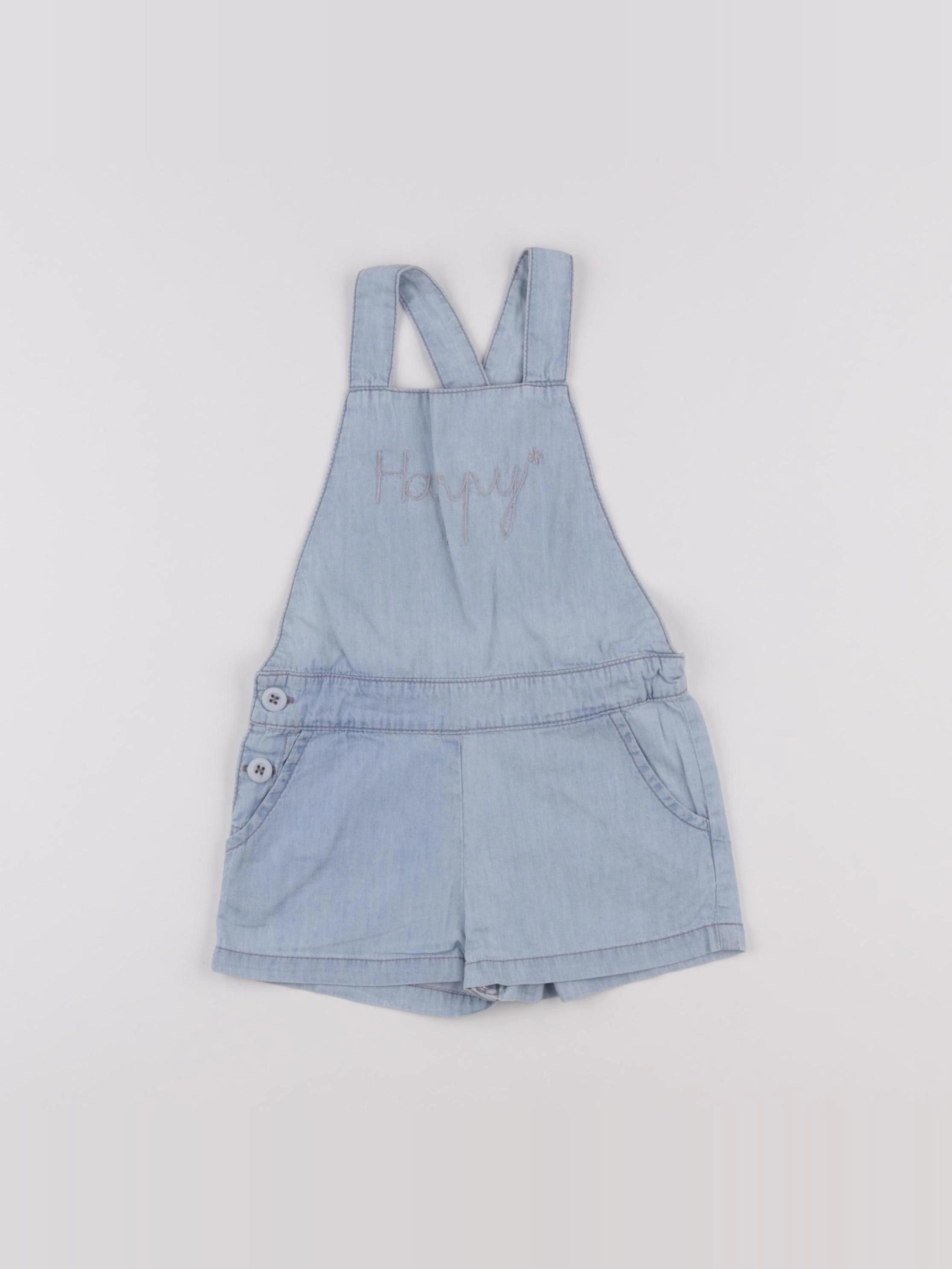 Emile et Ida - salopette bleu - 2 ans
