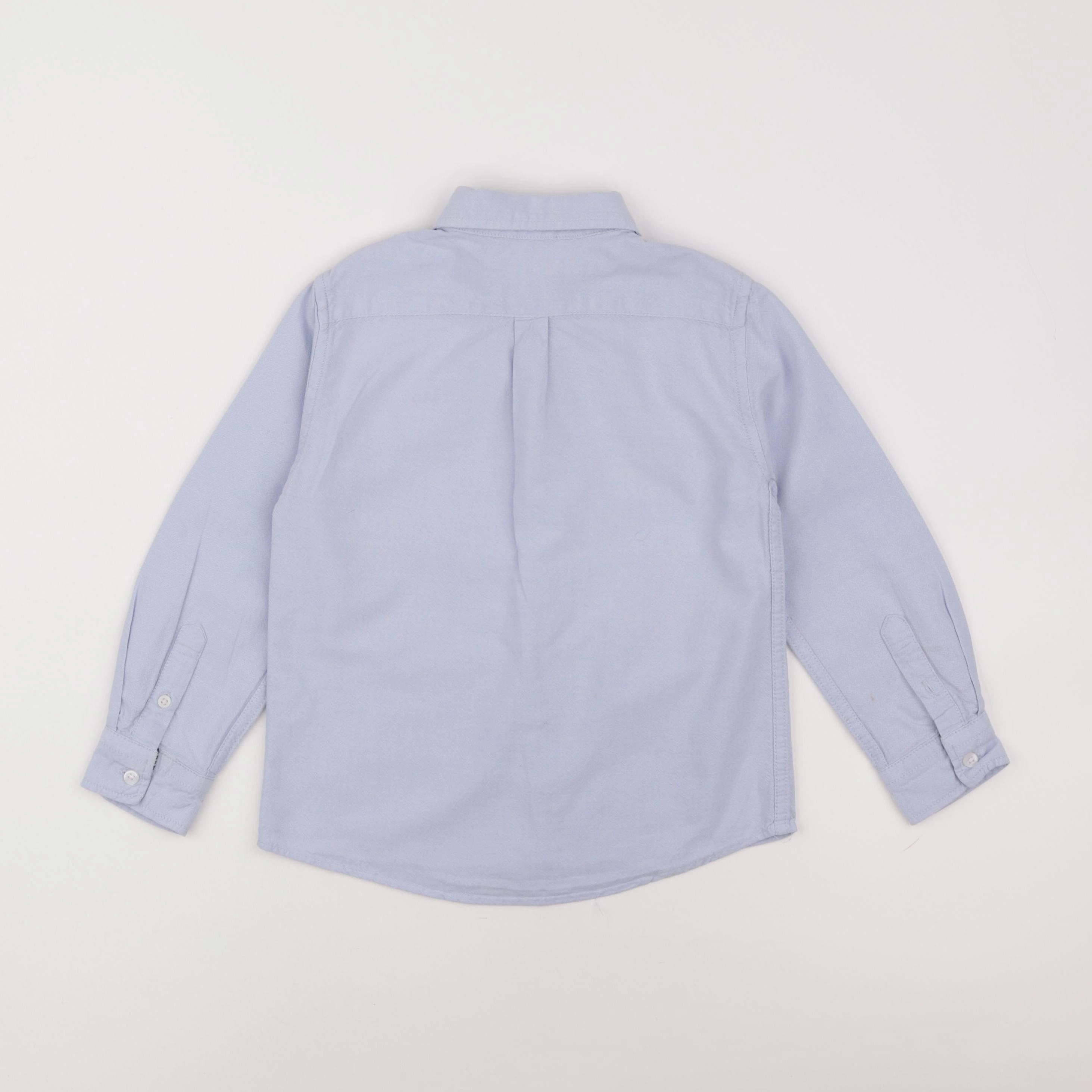 Monoprix - chemise bleu - 6 ans