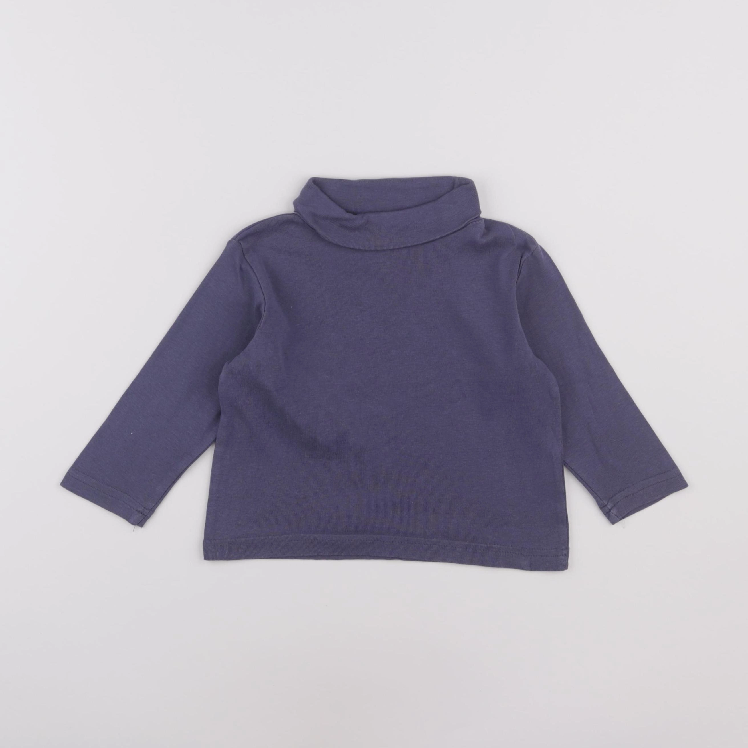 Vertbaudet - sous-pull bleu - 2 ans