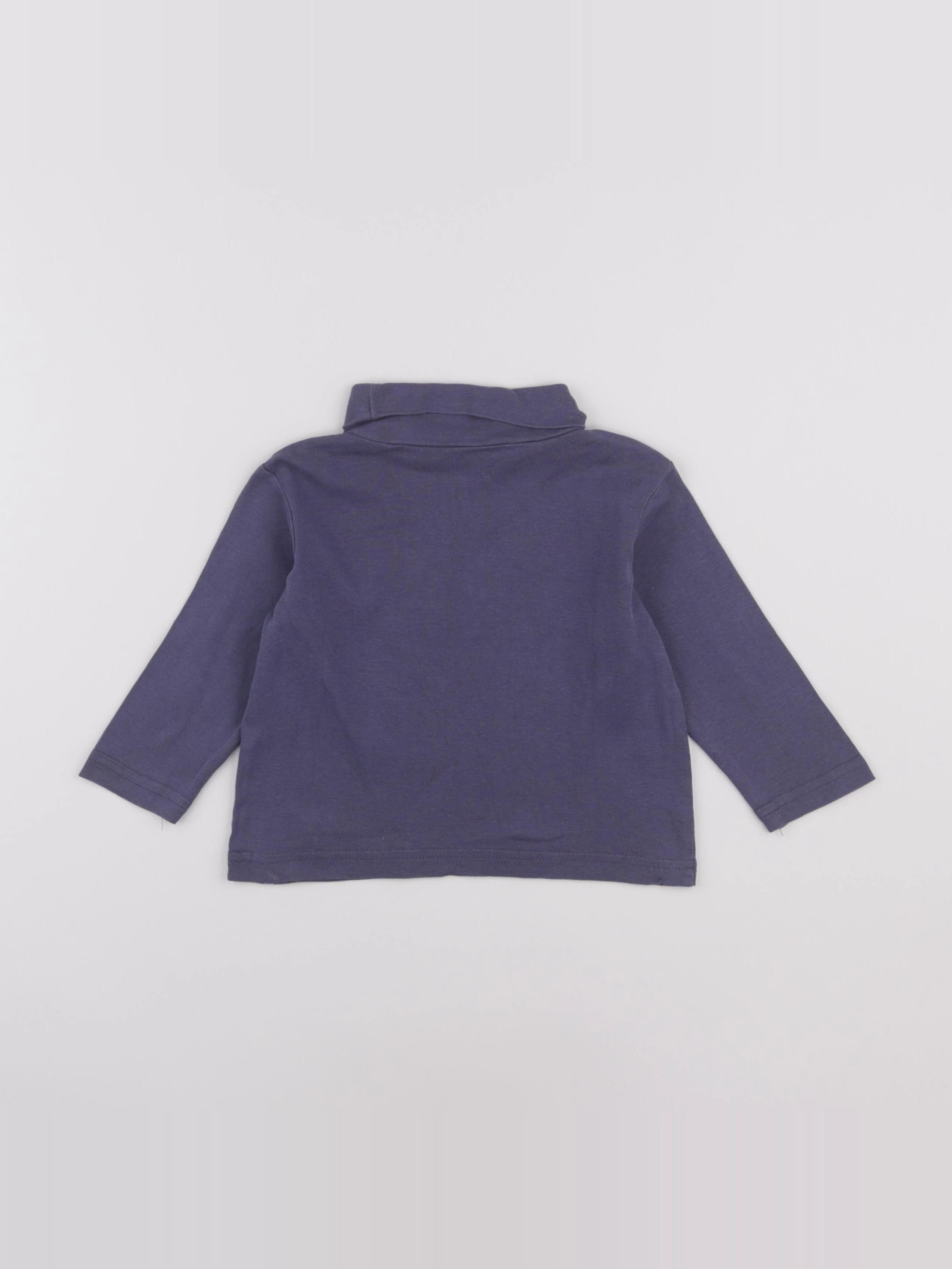 Vertbaudet - sous-pull bleu - 2 ans