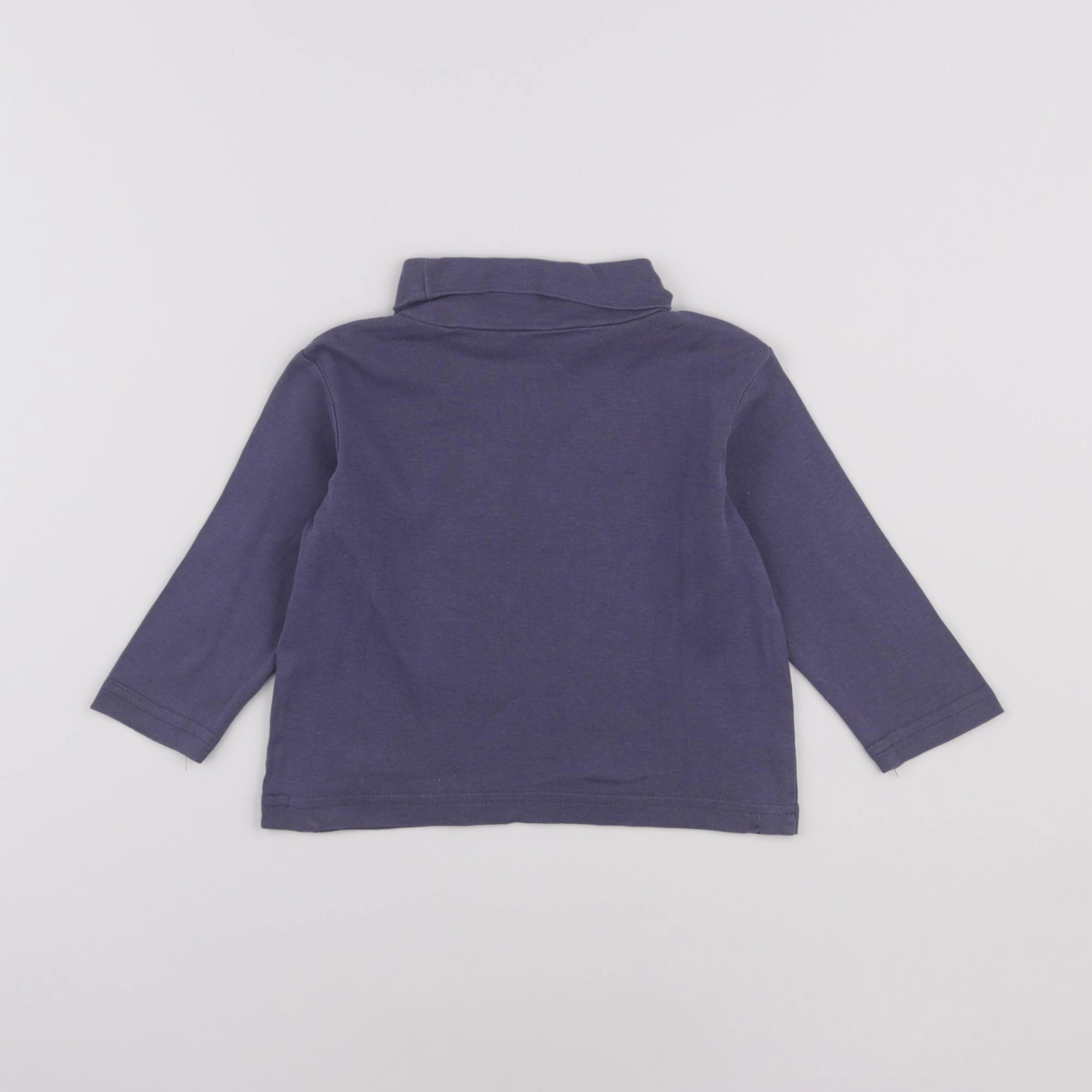 Vertbaudet - sous-pull bleu - 2 ans