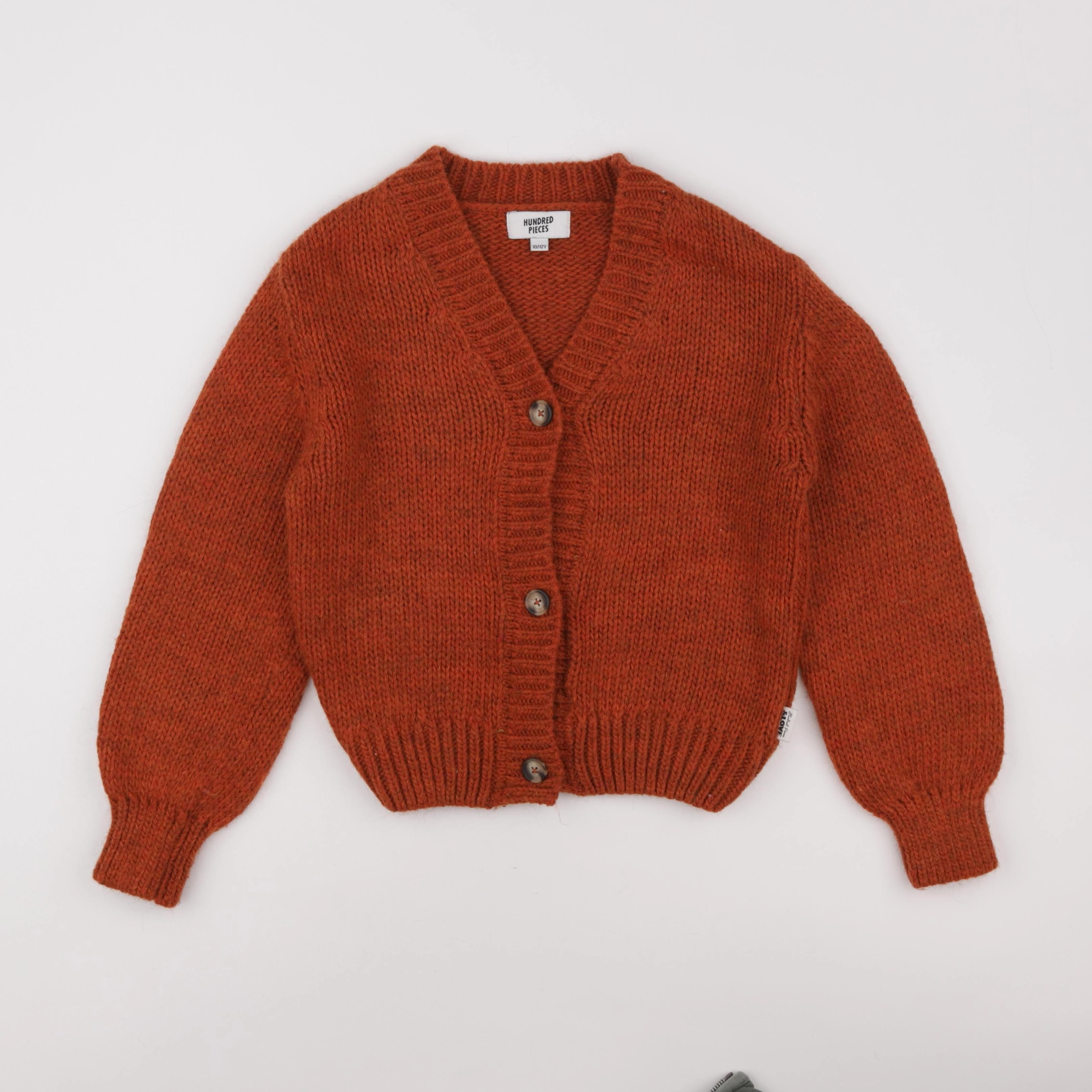 Hundred Pieces - gilet marron - 10/12 ans