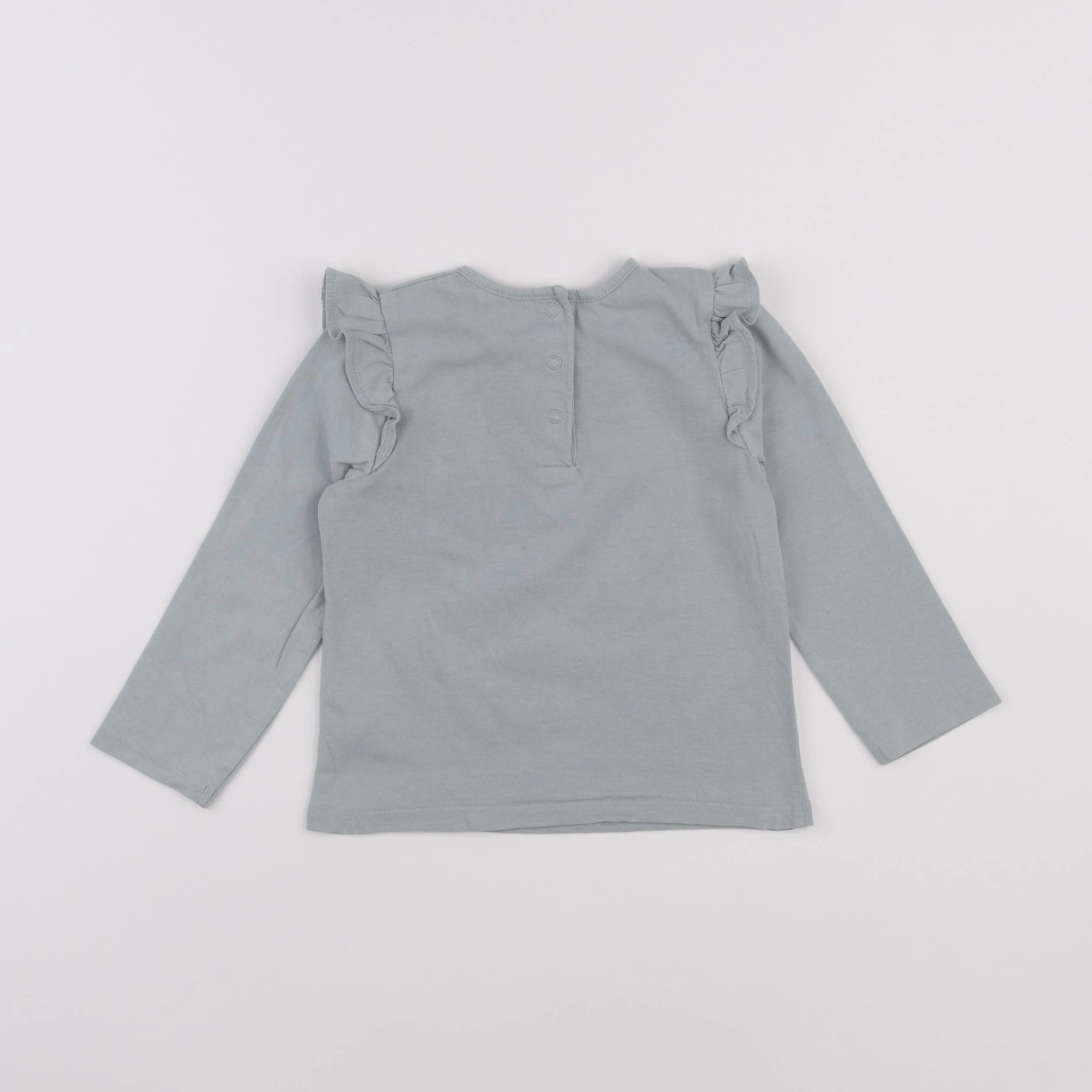 Vertbaudet - tee-shirt bleu - 24 mois