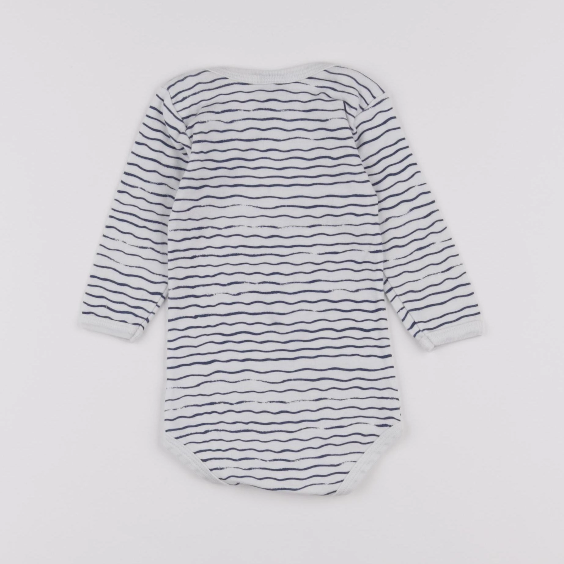 Petit Bateau - body bleu - 6 mois