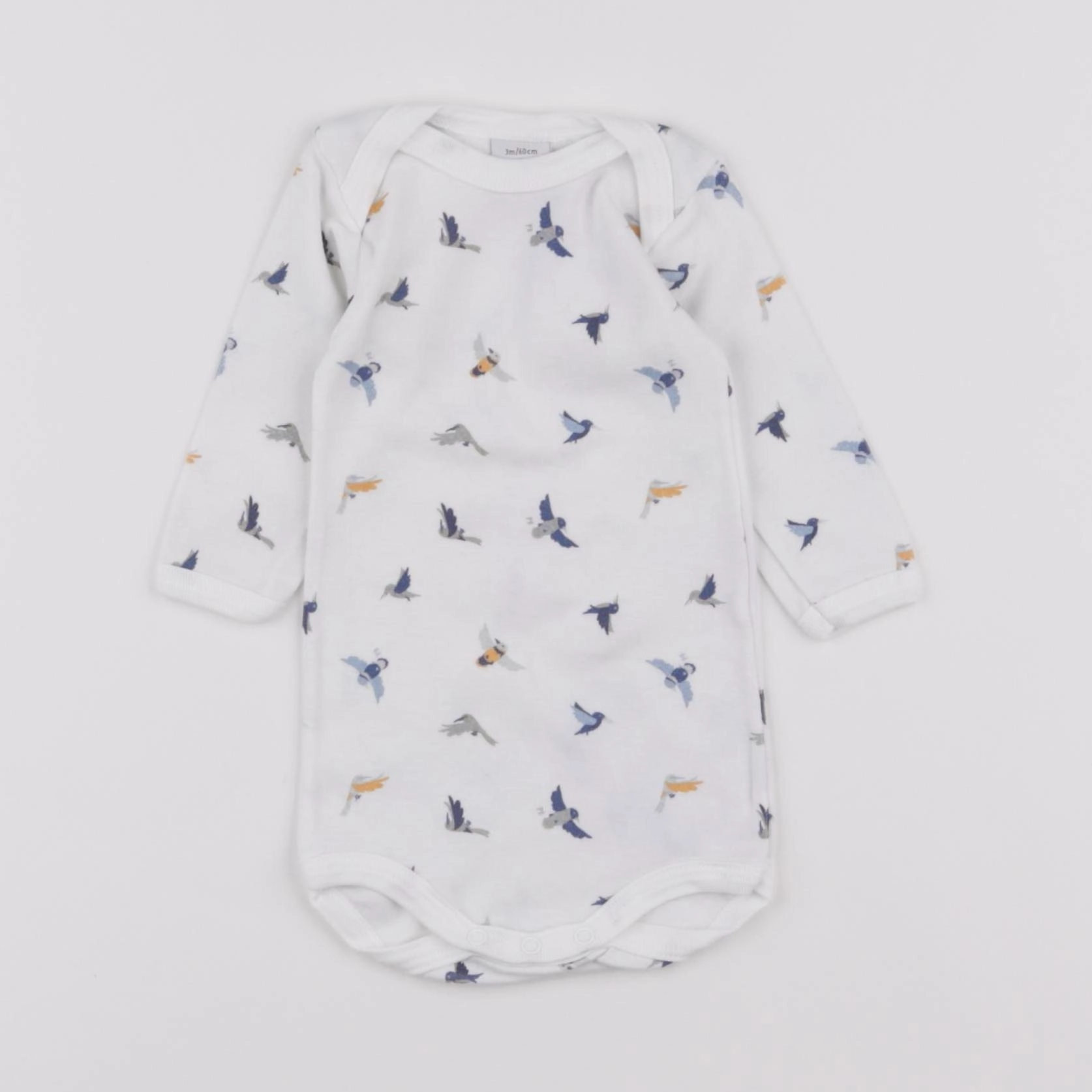 Petit Bateau - body multicolore - 3 mois