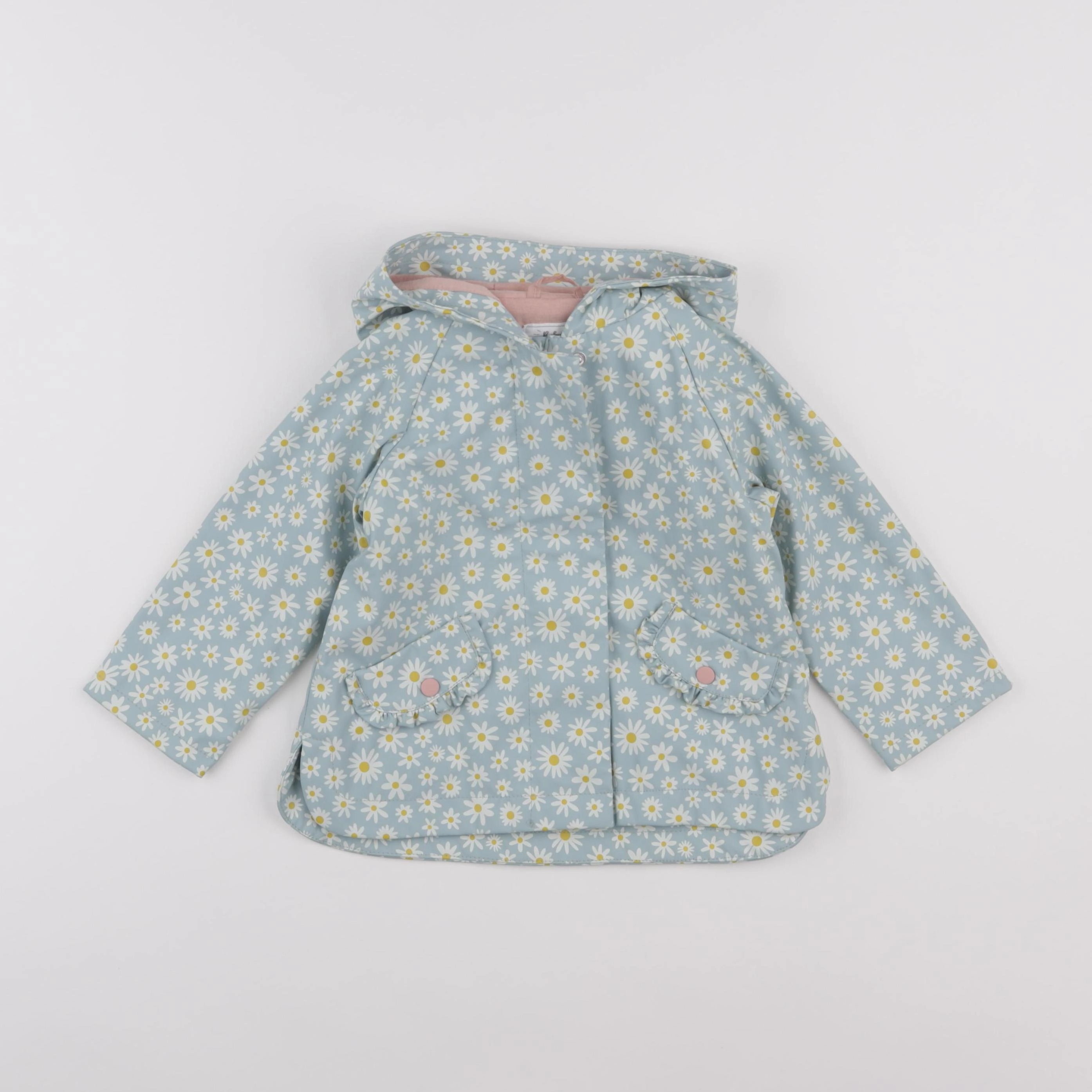 Vertbaudet - imperméable bleu, jaune - 2 ans