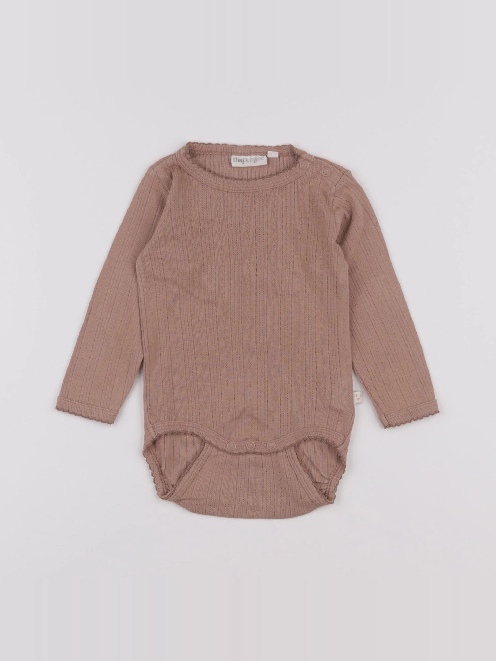 That's mine - body marron - 6 mois