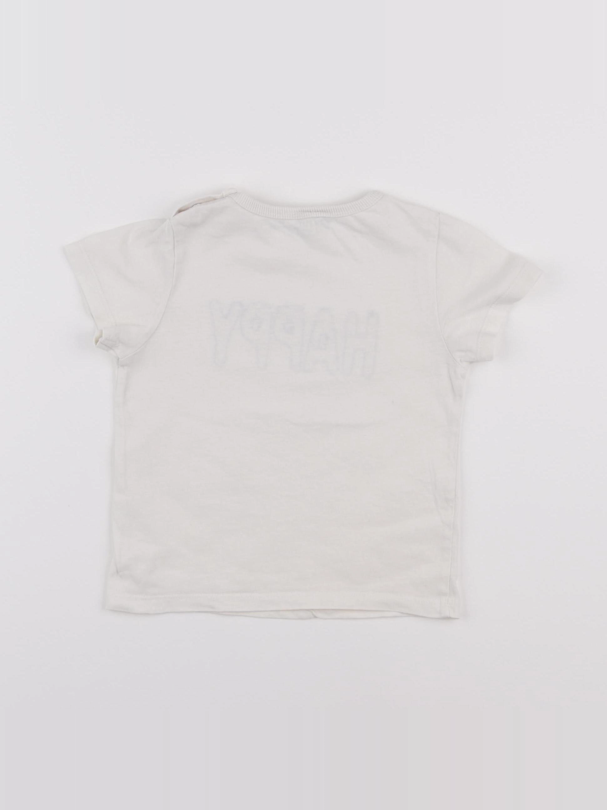Tape à l'oeil - tee-shirt blanc - 24 mois