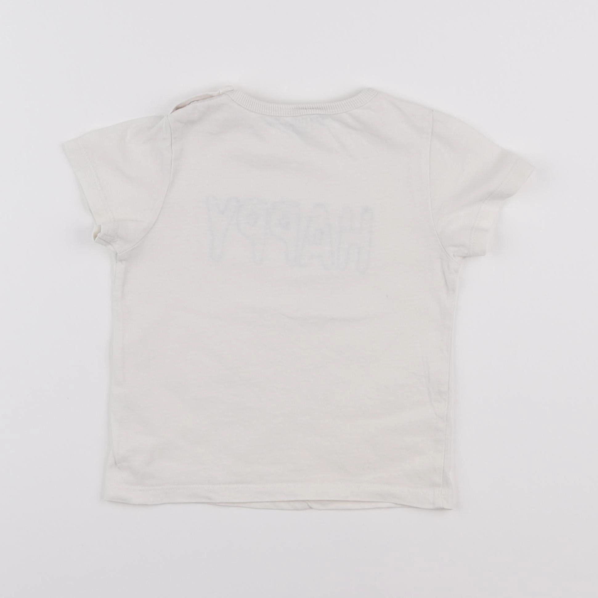 Tape à l'oeil - tee-shirt blanc - 24 mois
