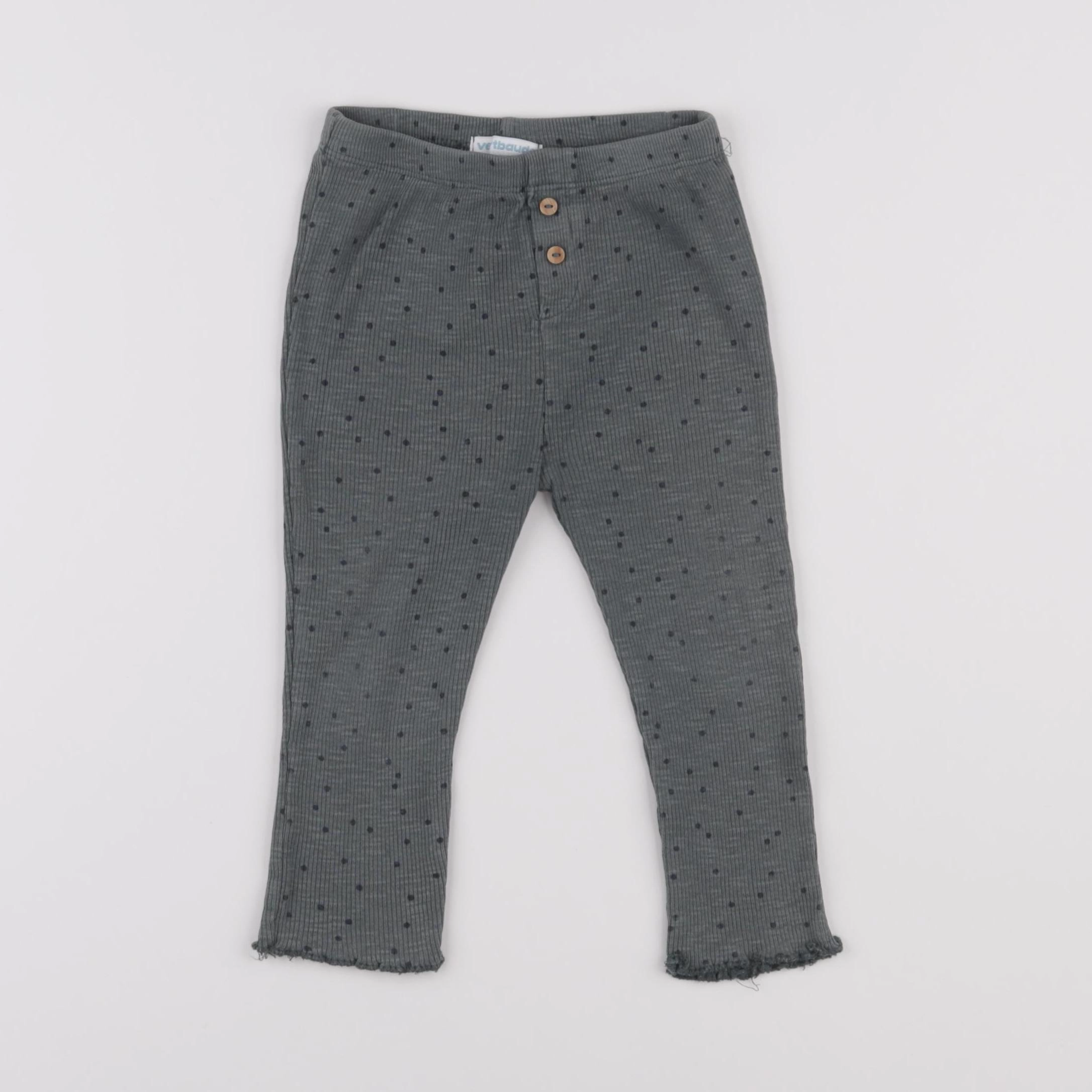 Vertbaudet - legging vert - 2 ans