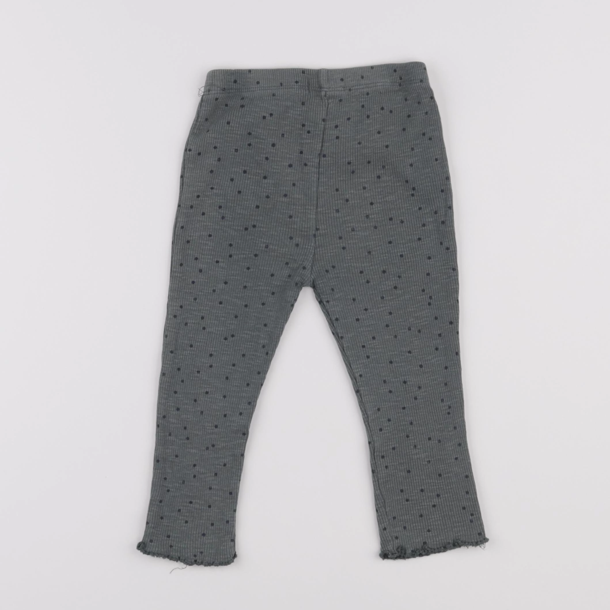 Vertbaudet - legging vert - 2 ans