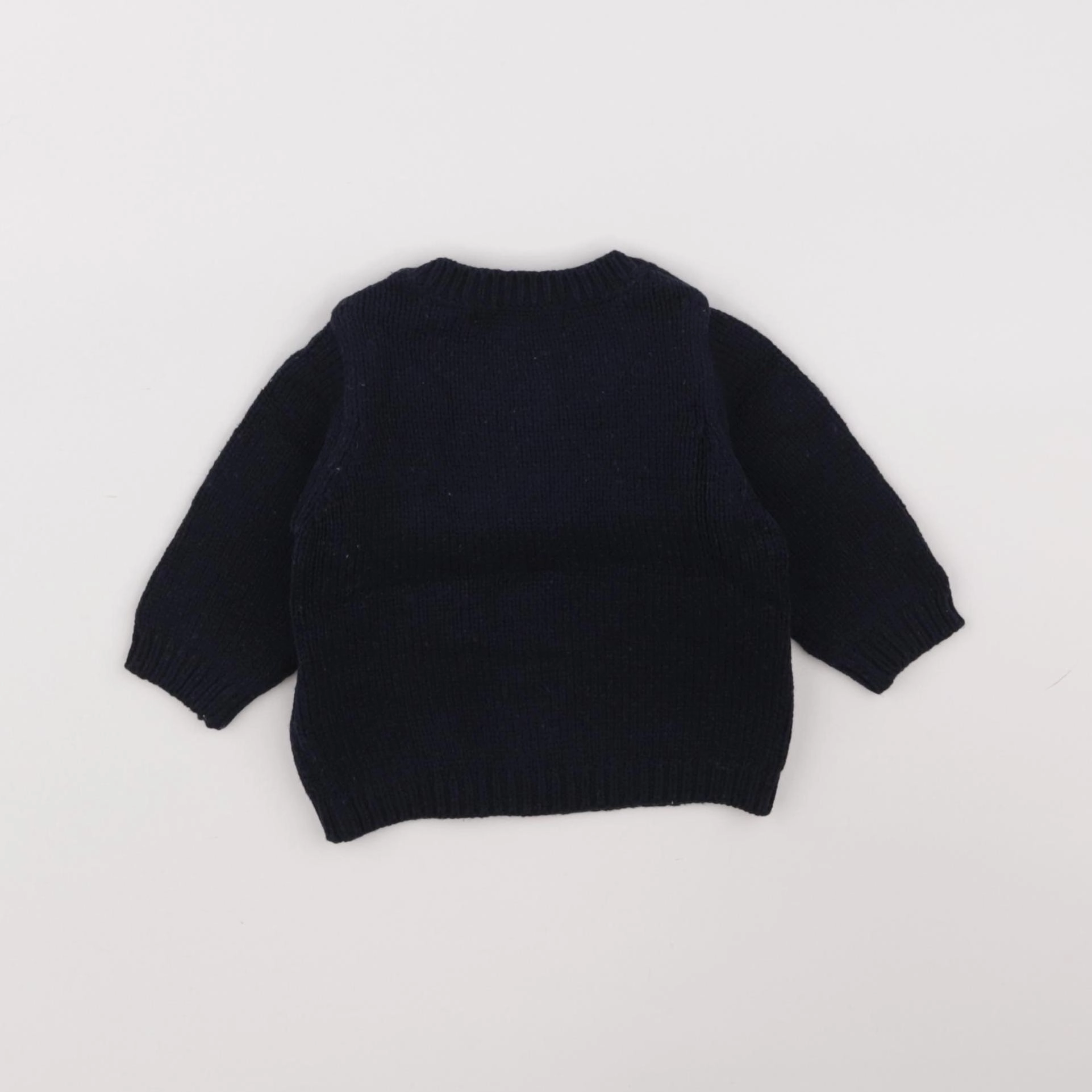 Vertbaudet - pull bleu - 3 mois