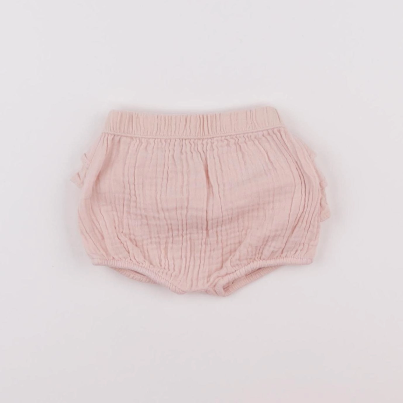 Vertbaudet - bloomer volants au dos rose - 3 mois