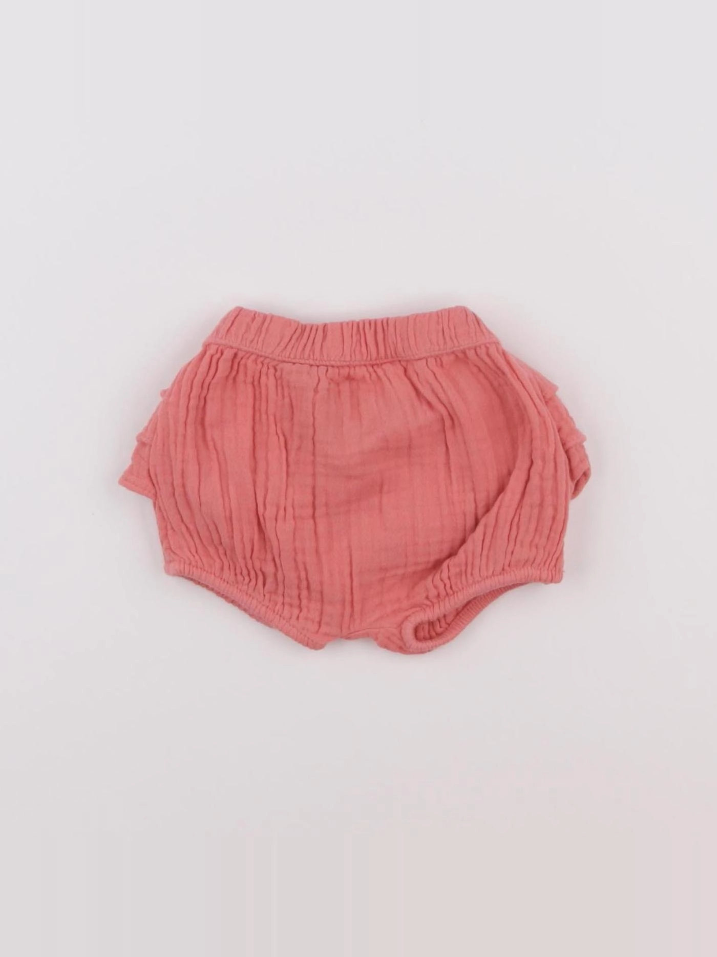 Vertbaudet - bloomer volants au dos rose - 3 mois