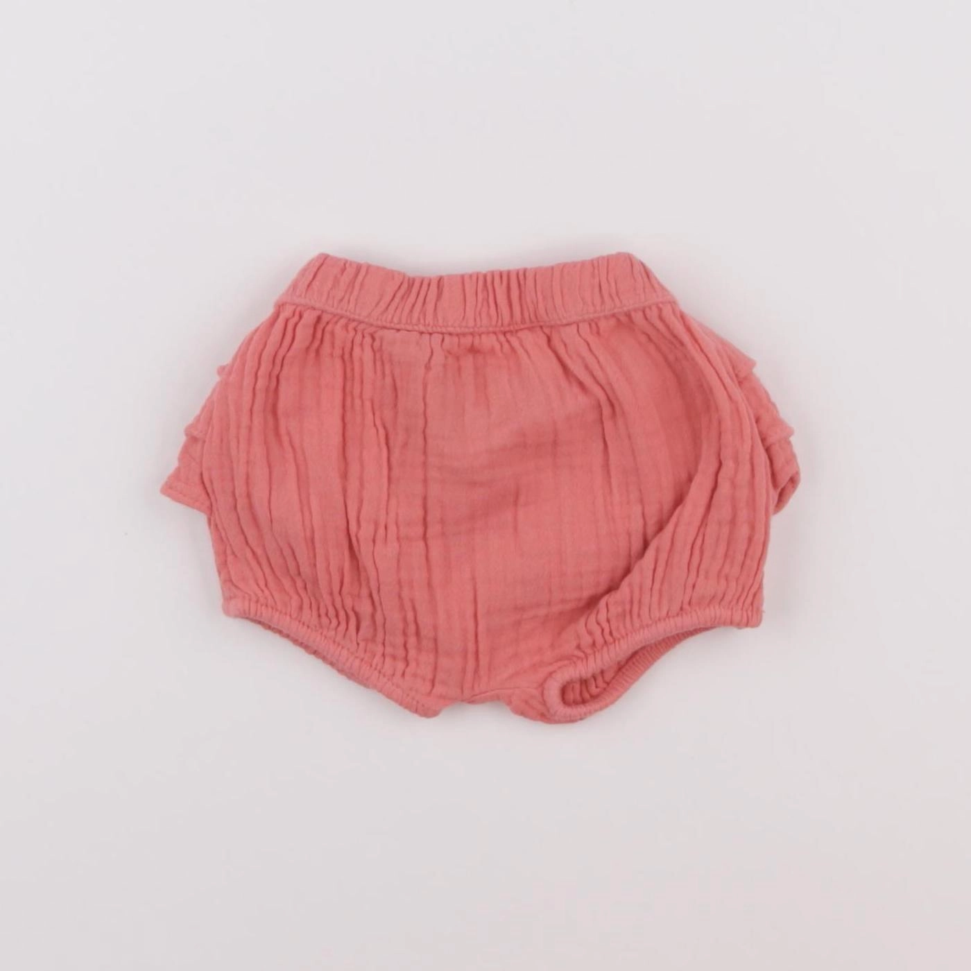 Vertbaudet - bloomer volants au dos rose - 3 mois