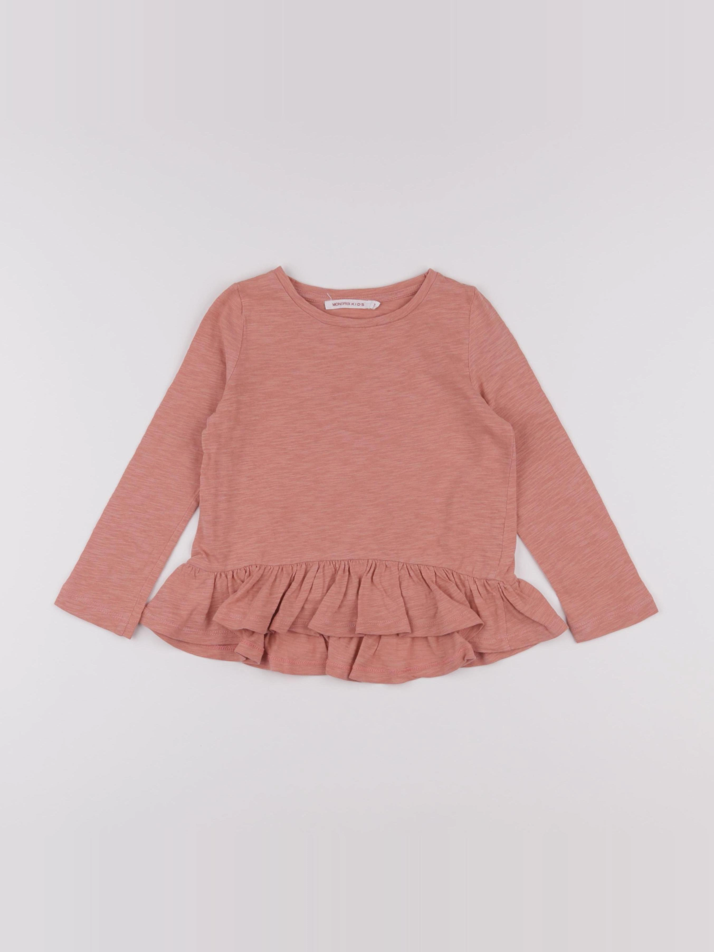 Monoprix - tee-shirt rose - 3 ans