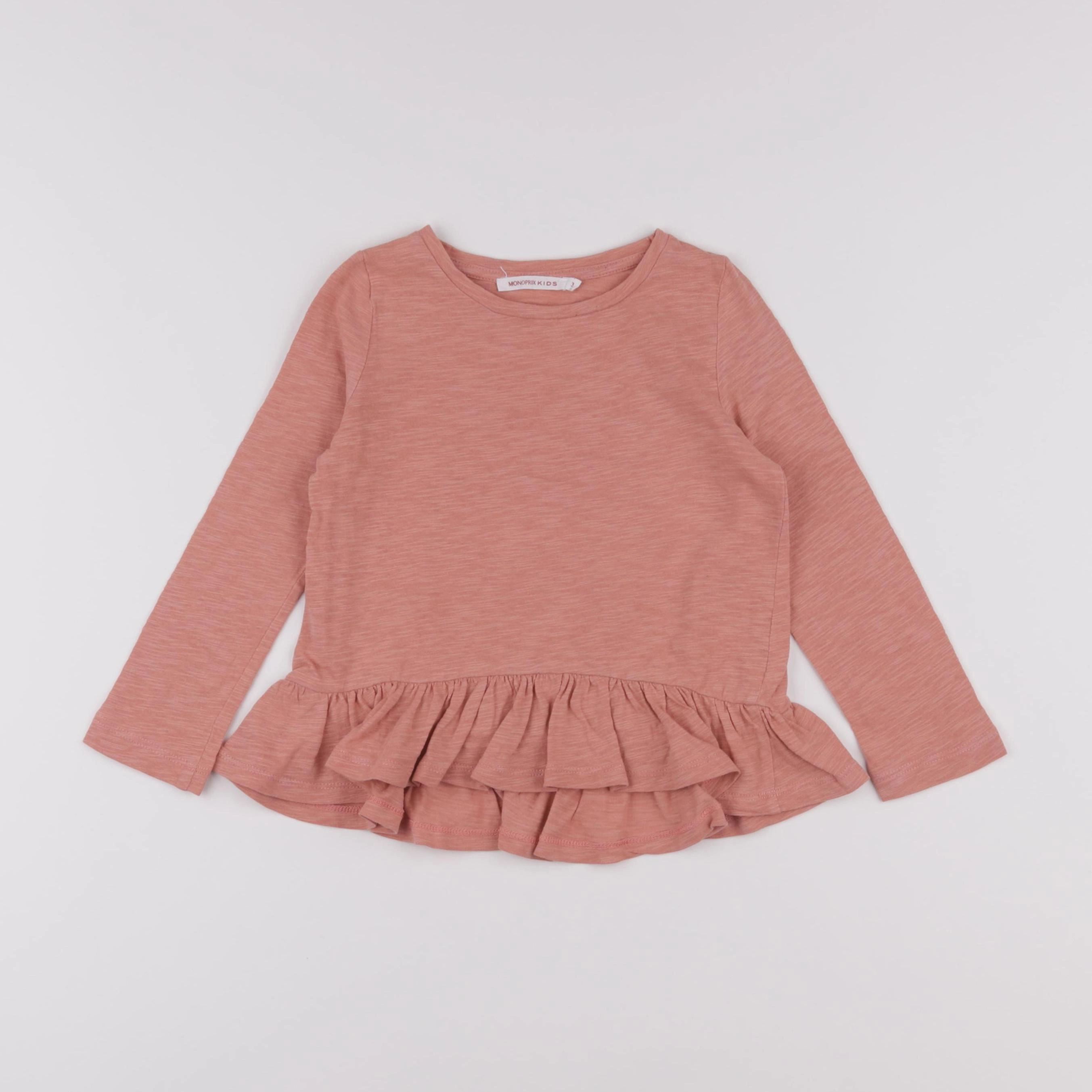 Monoprix - tee-shirt rose - 3 ans