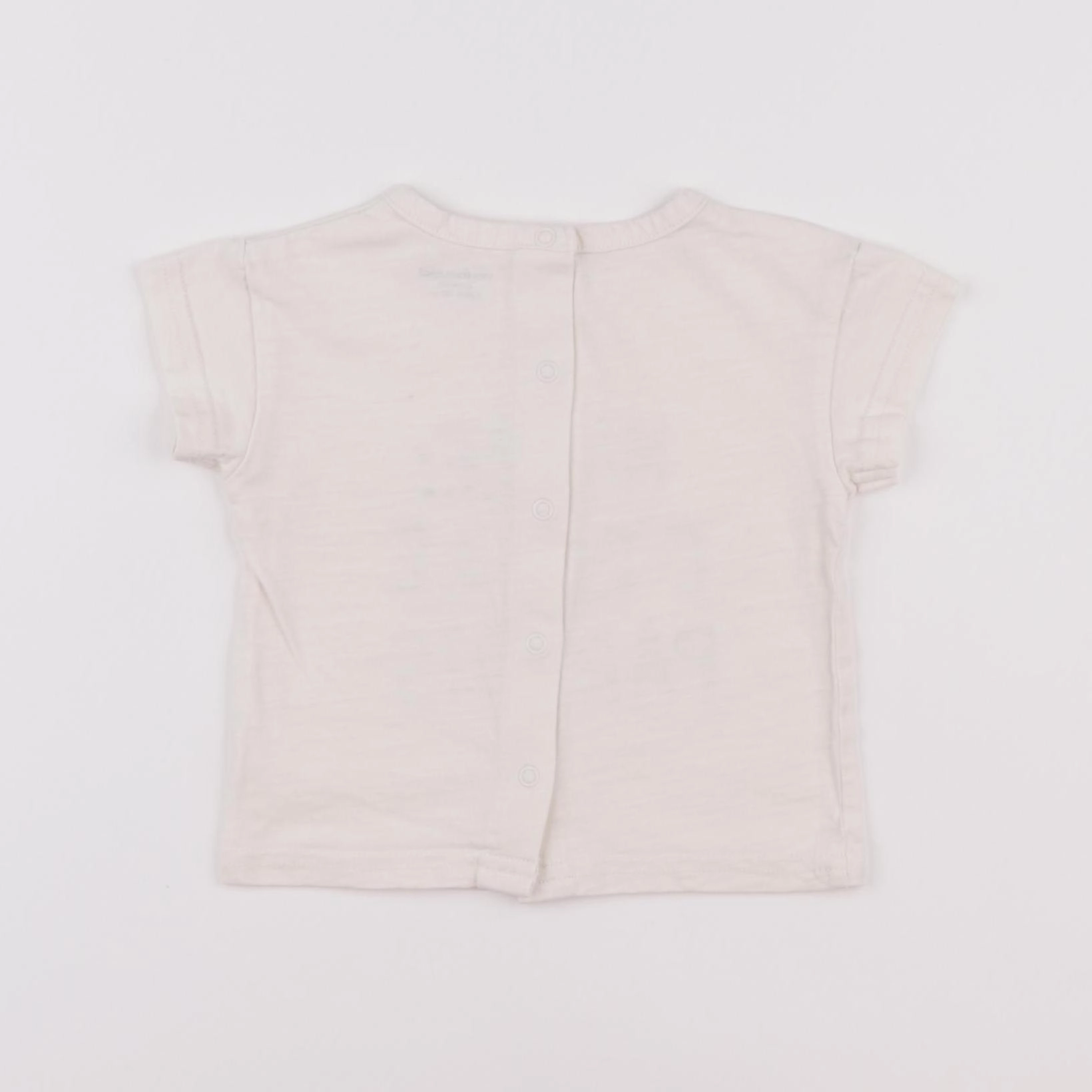Vertbaudet - tee-shirt blanc - 6 mois