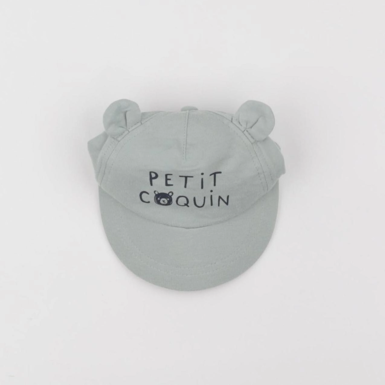 Vertbaudet - casquette vert - 3/6 mois