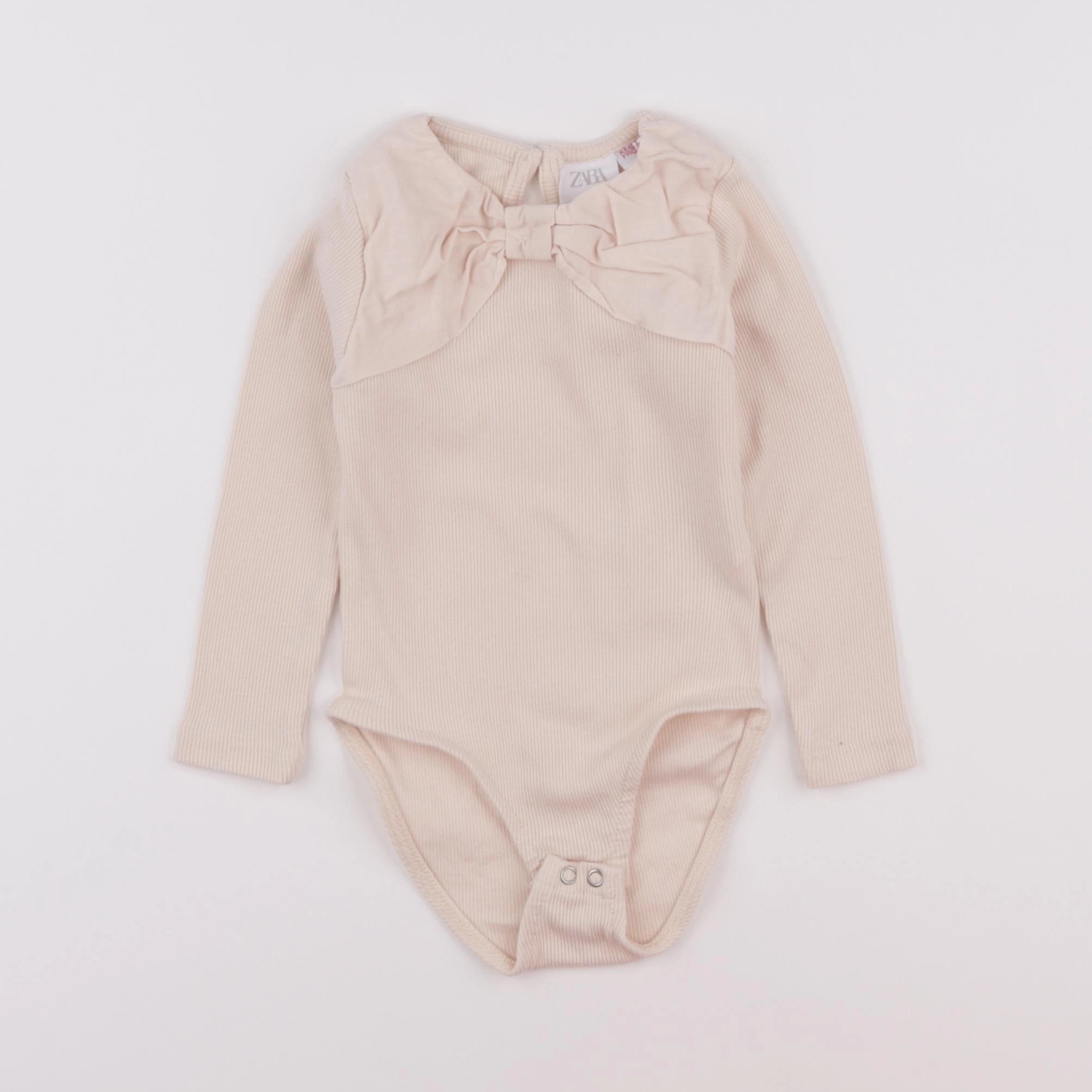 Zara - body à col rose - 18/24 mois