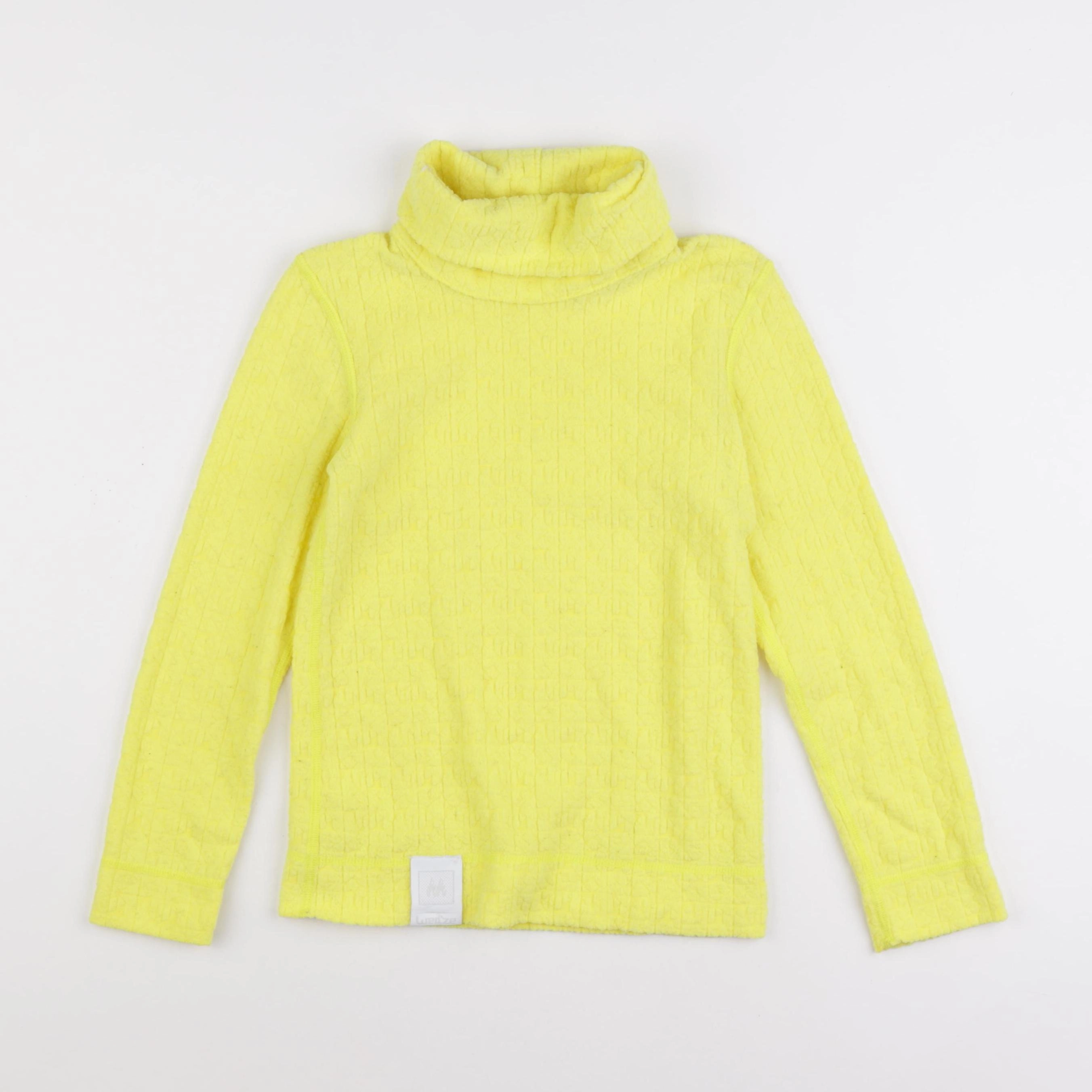 Decathlon ski - sous-pull jaune - 10 ans
