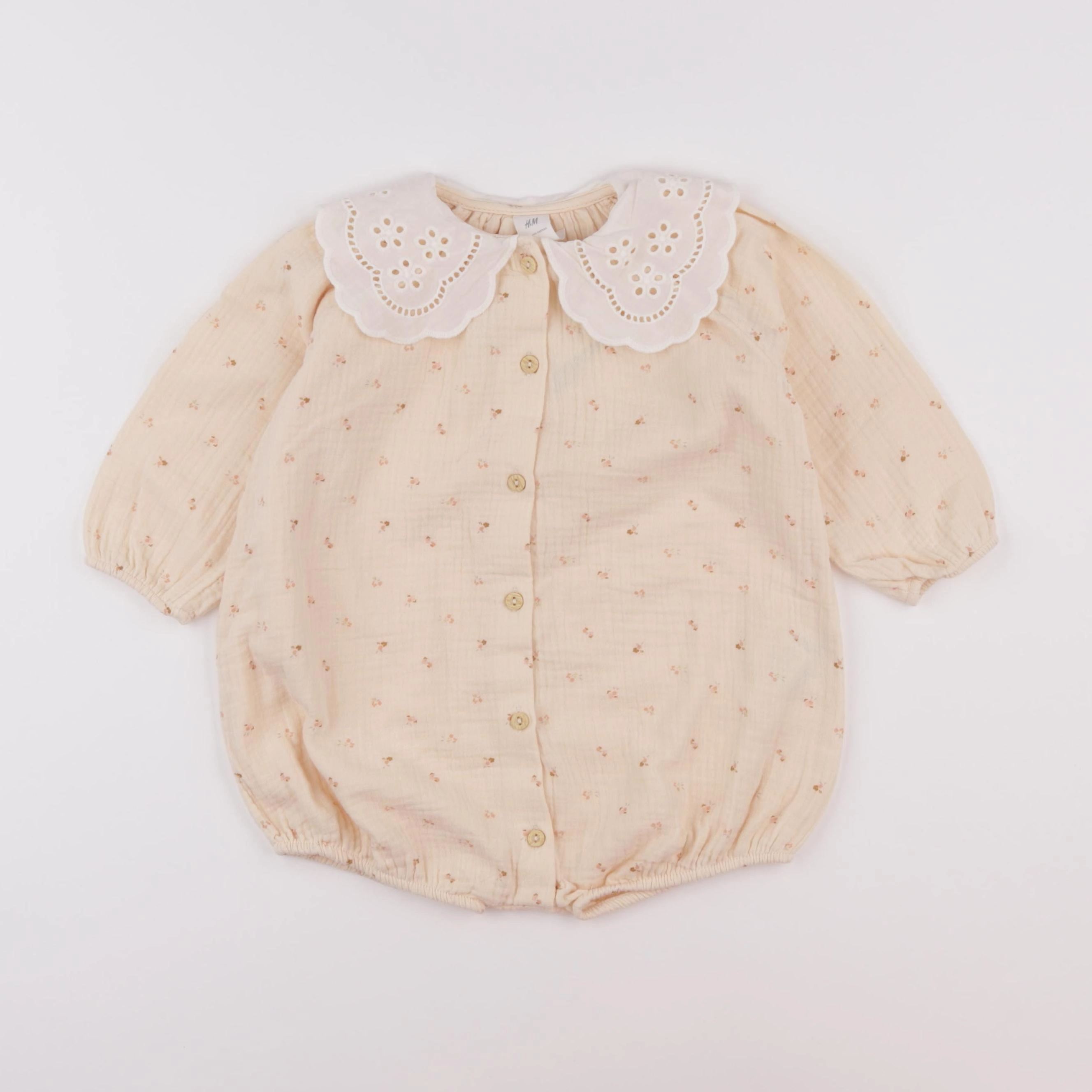 H&M - combinaison rose - 18 mois