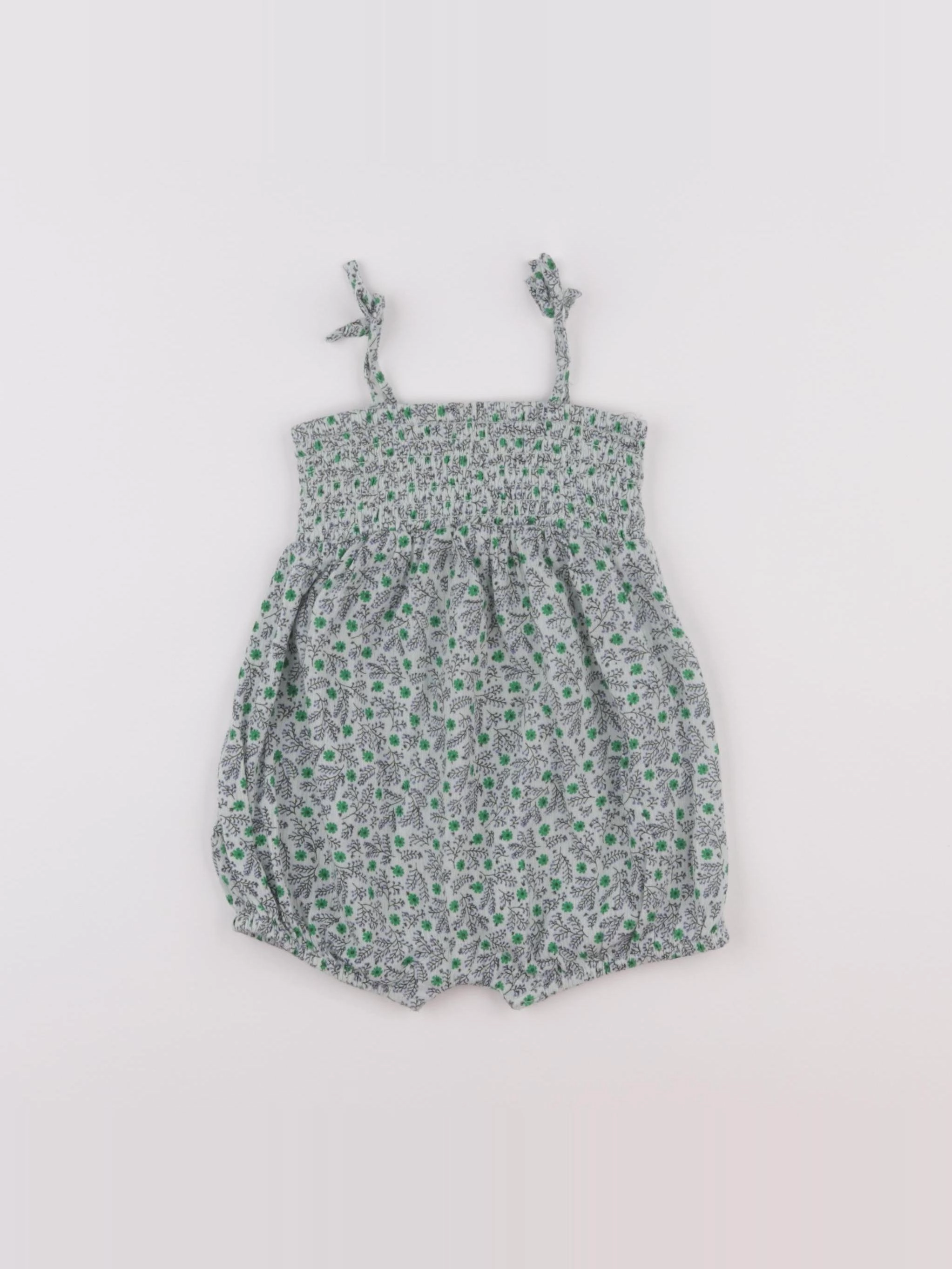 Boutchou - combinaison vert - 6 mois