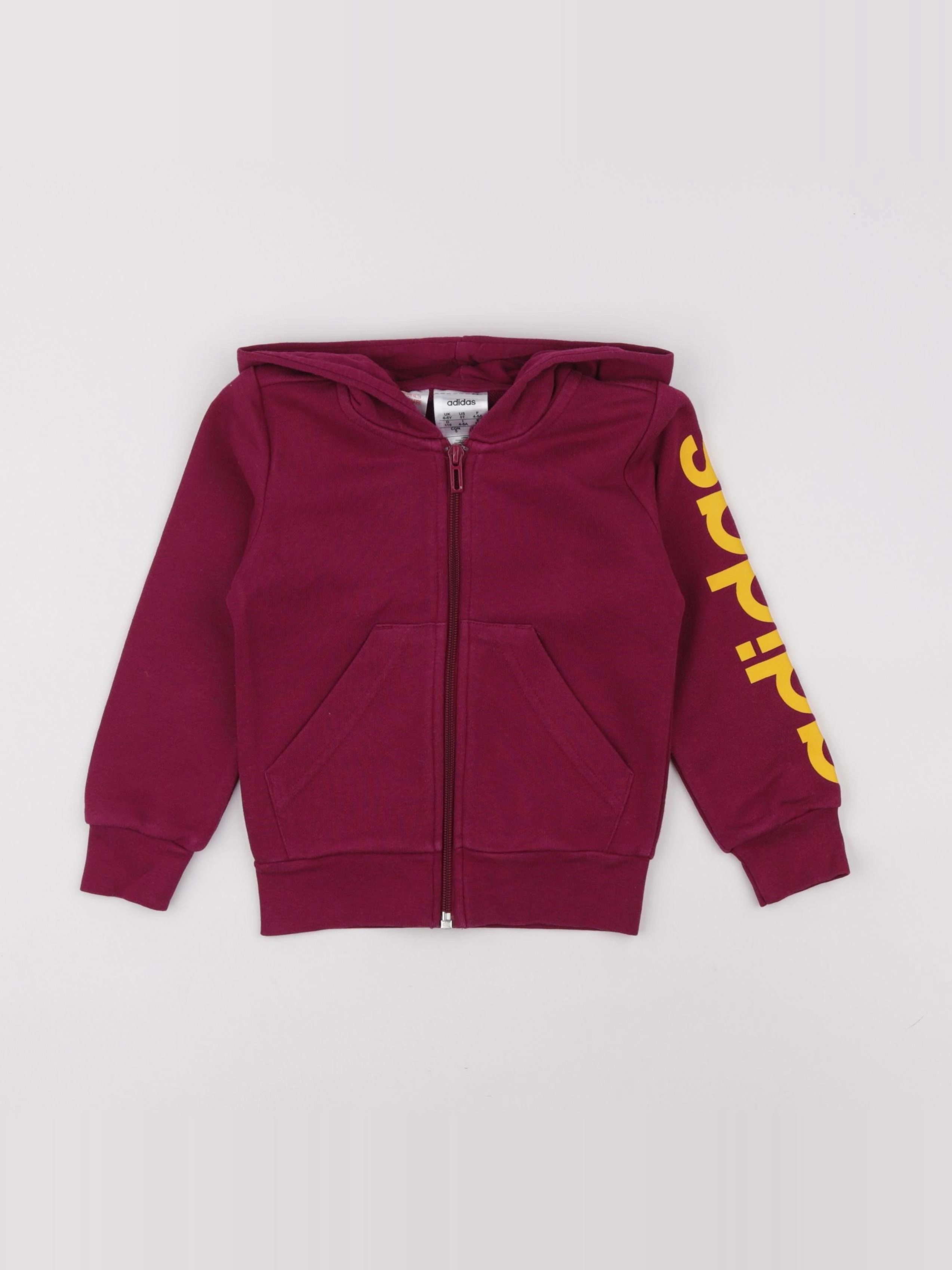 Adidas - sweat rose - 4/5 ans