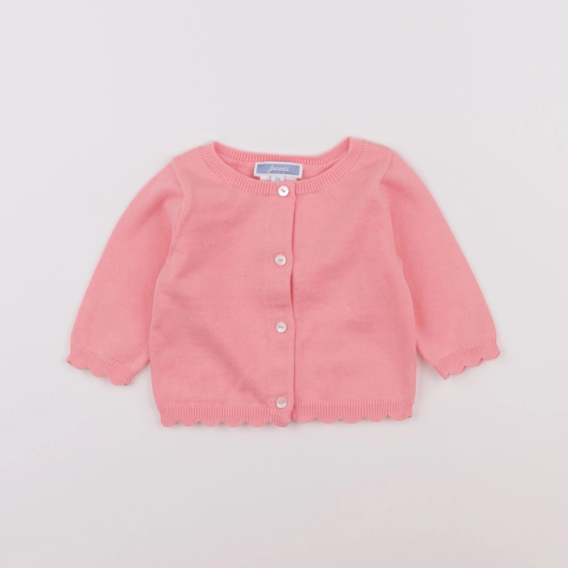 Jacadi - gilet rose - 3 mois