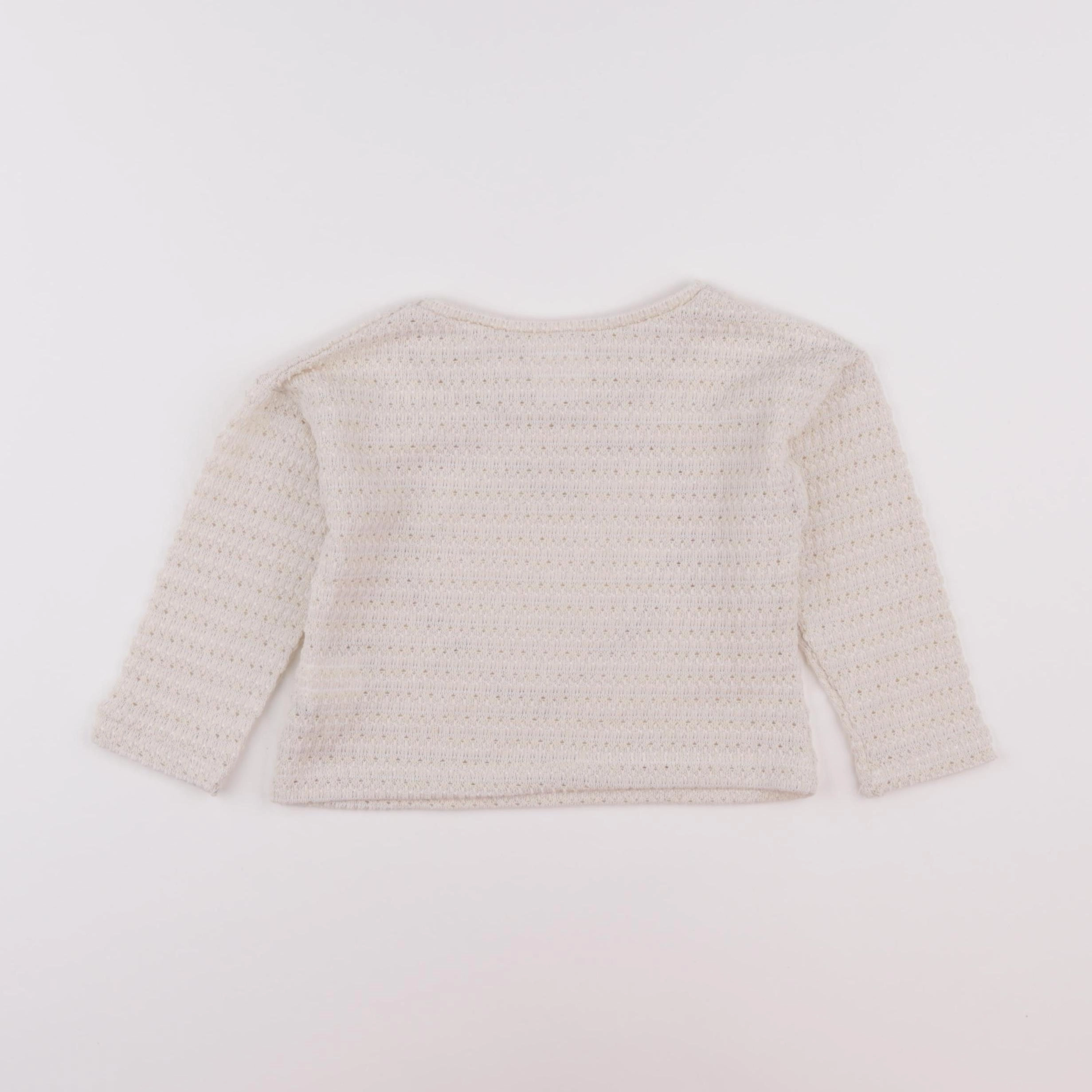 Zara - pull beige - 12/18 mois