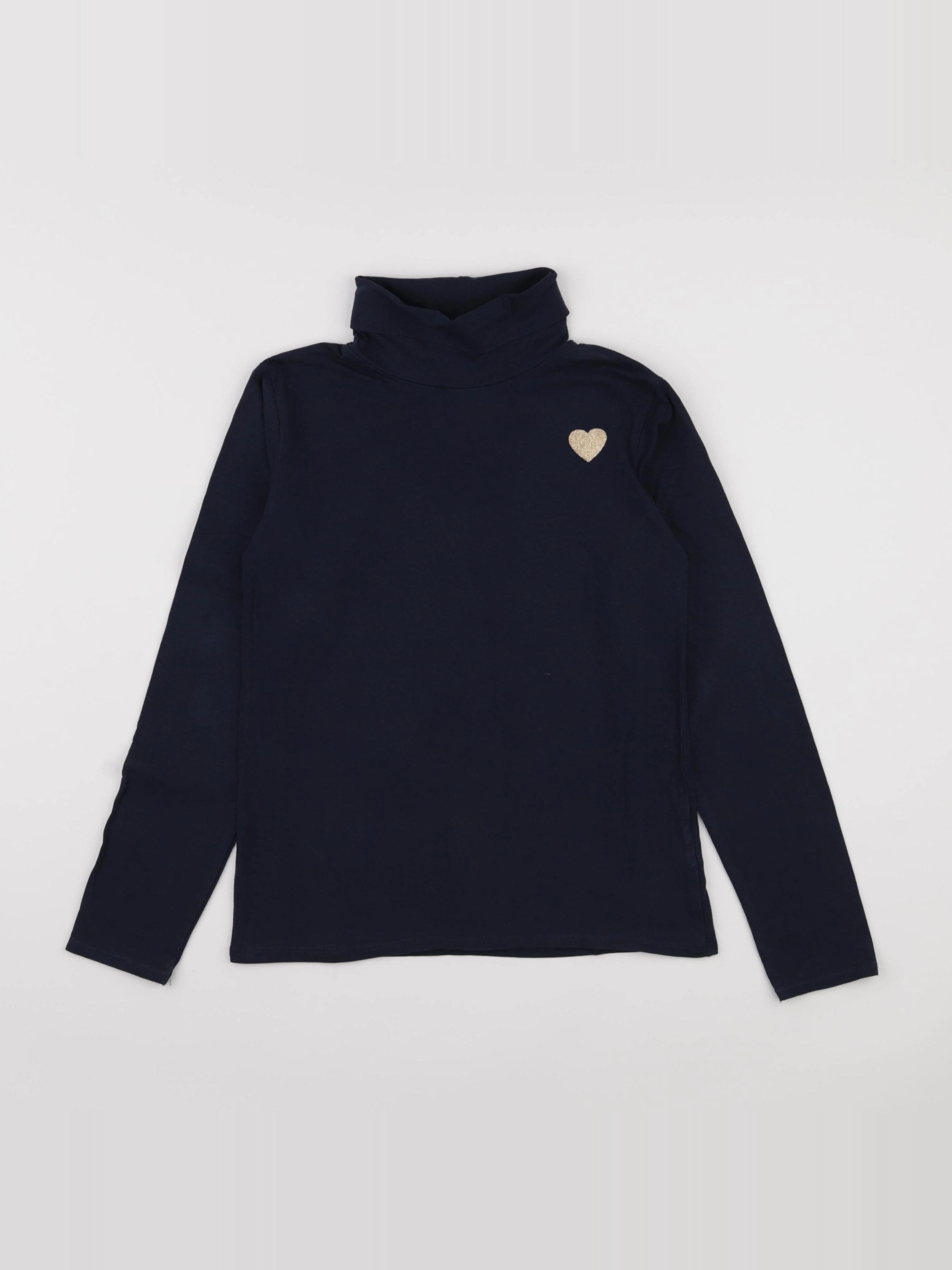 Vertbaudet - sous-pull bleu - 10 ans
