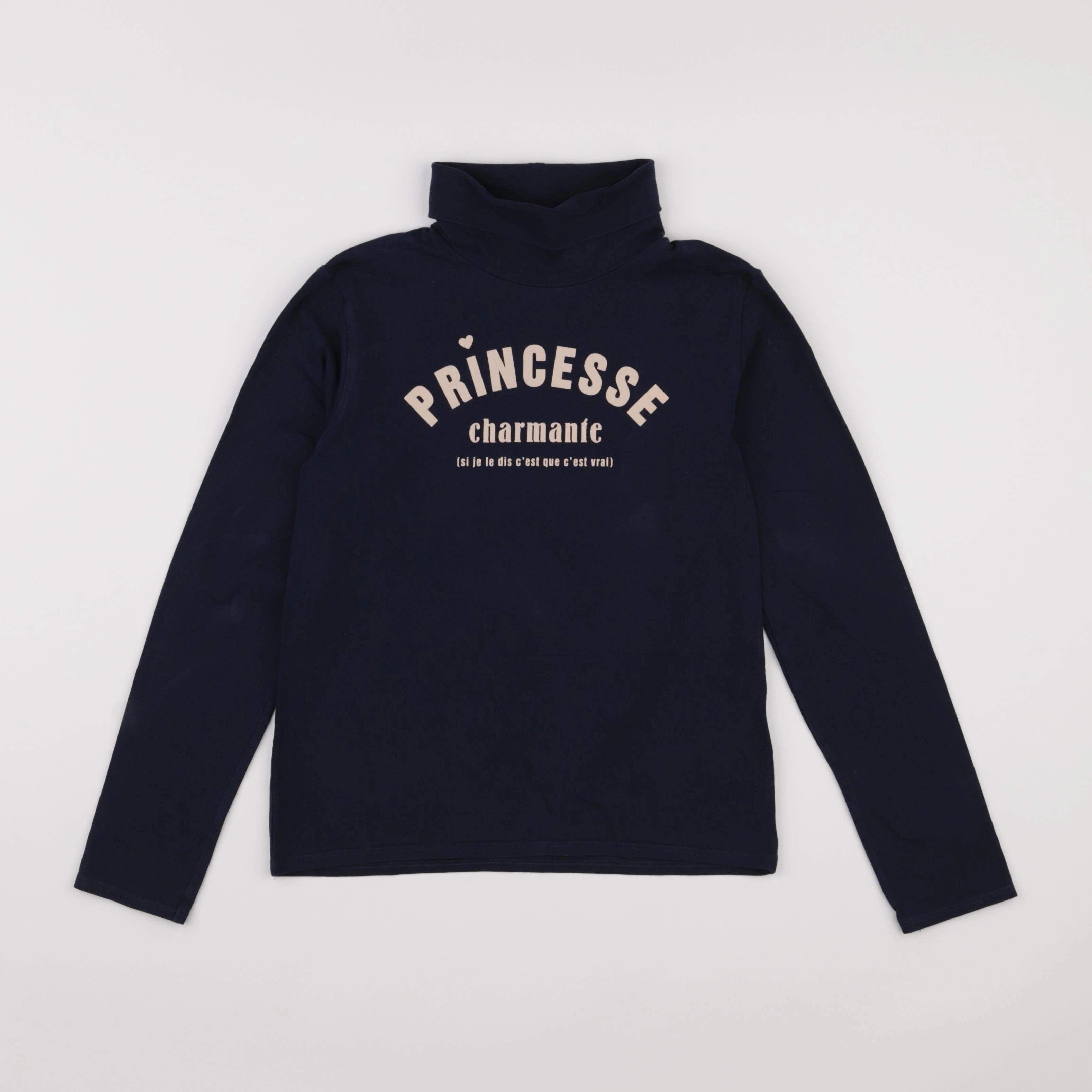 Vertbaudet - sous-pull bleu - 10 ans