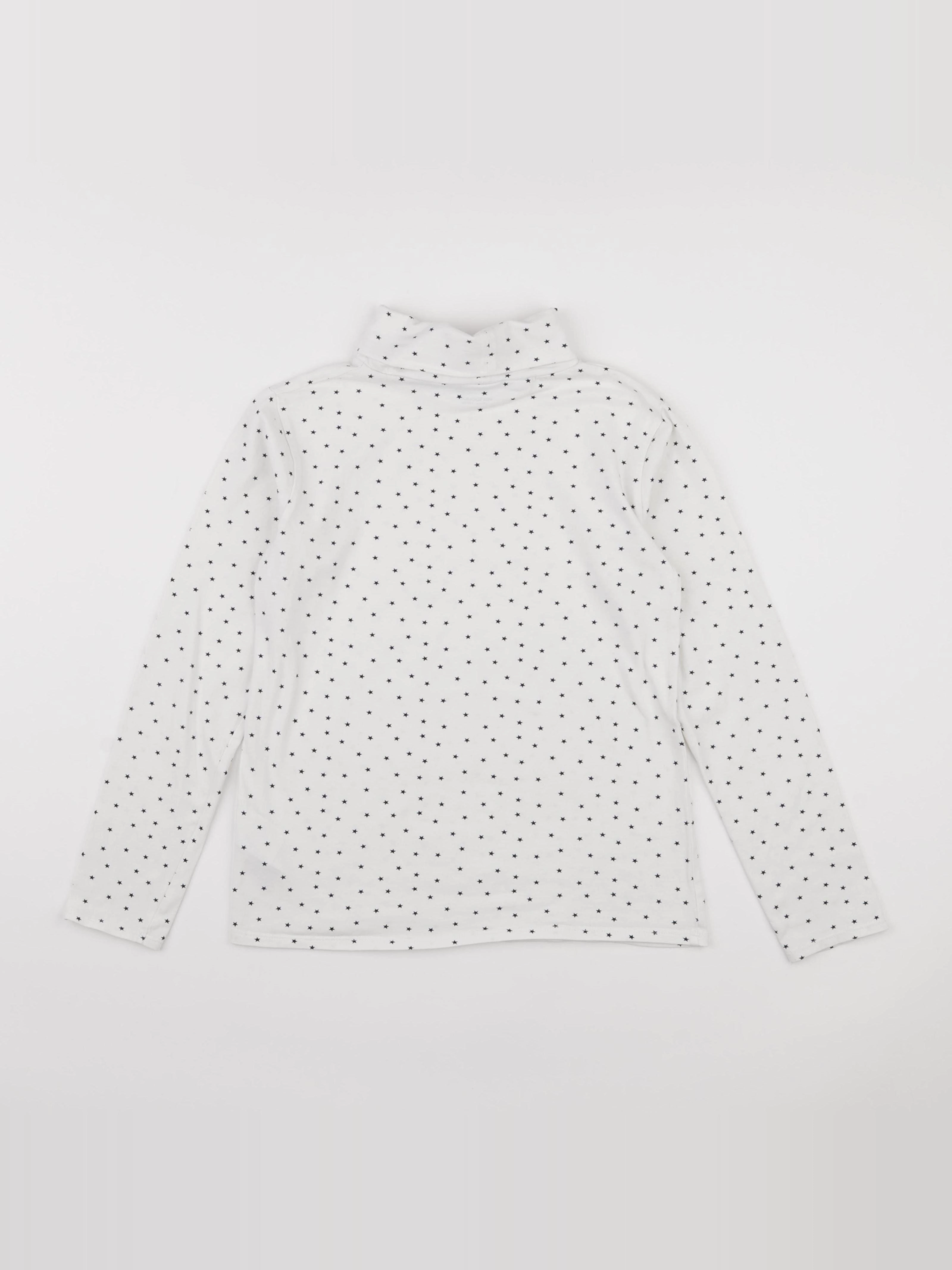 Vertbaudet - sous-pull blanc - 10 ans