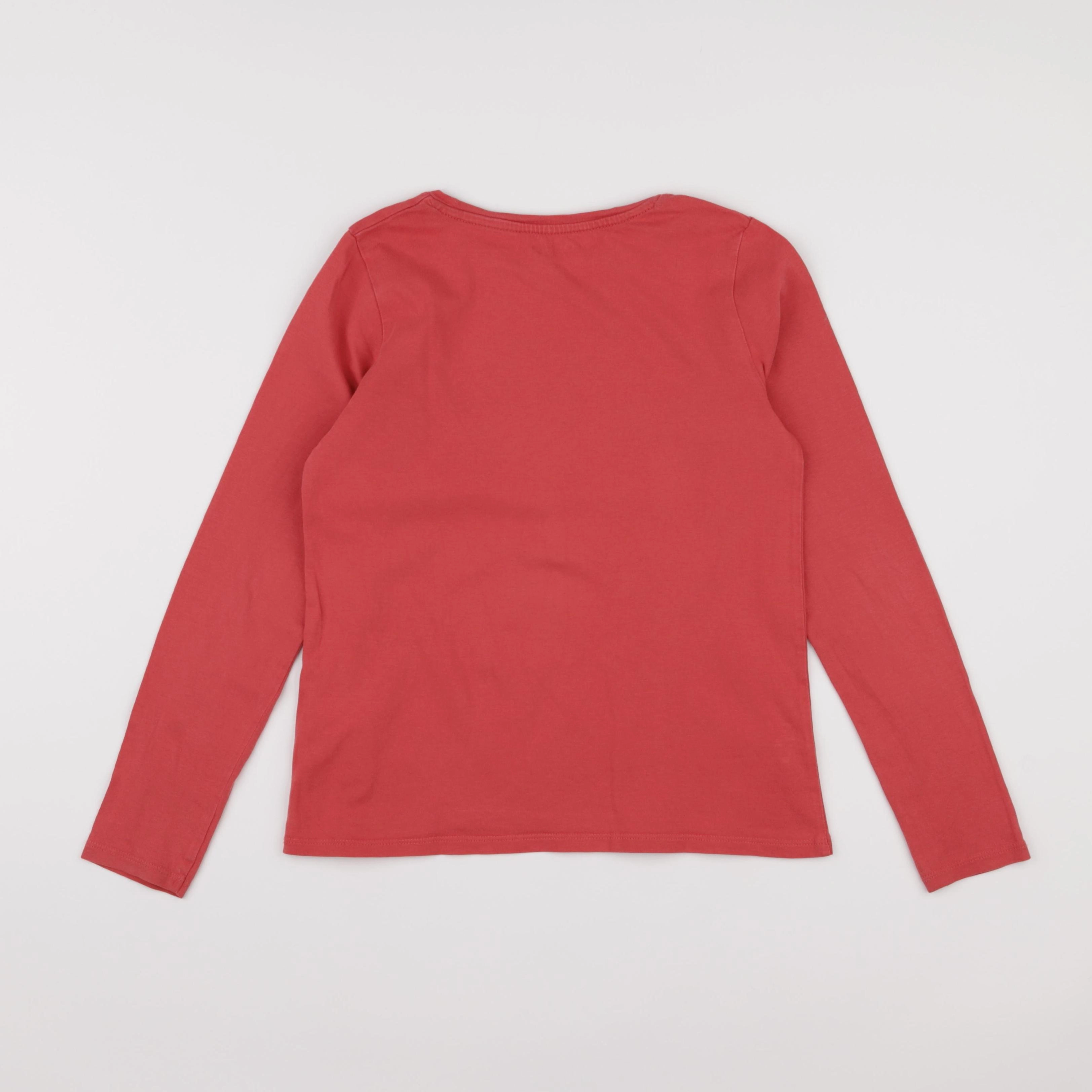 Vertbaudet - tee-shirt rouge - 10 ans