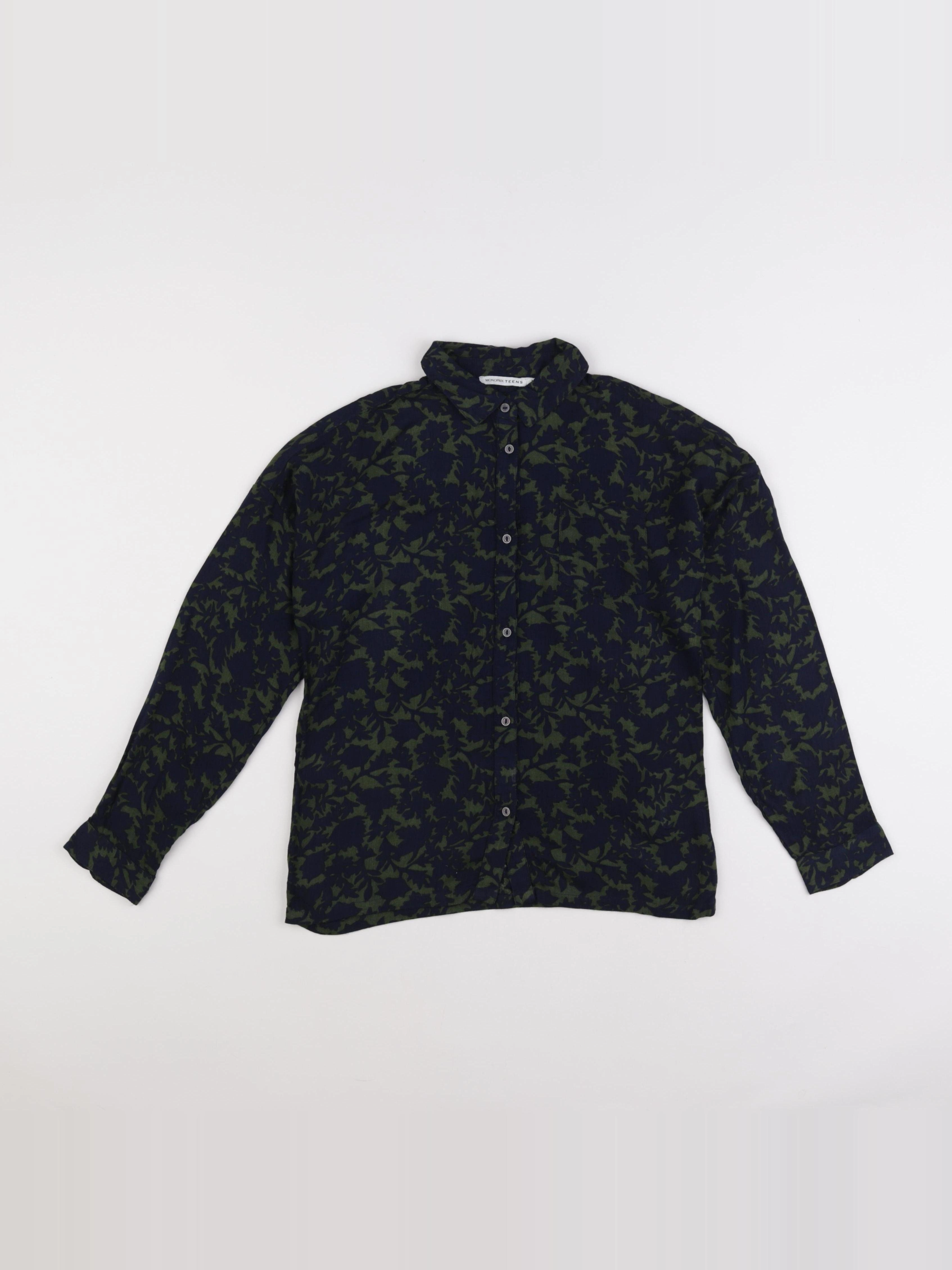 Monoprix - chemise multicolore - 10 ans