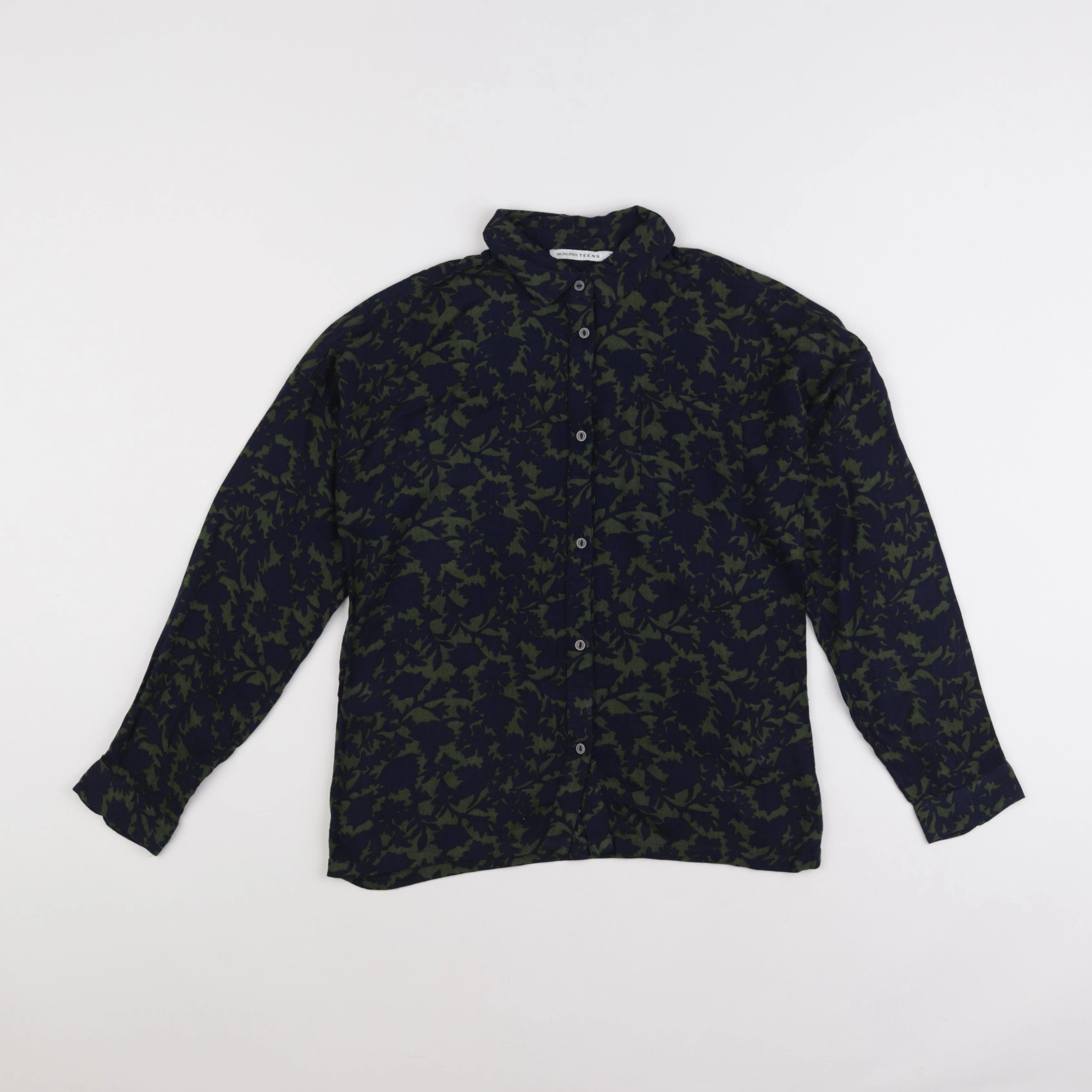 Monoprix - chemise multicolore - 10 ans