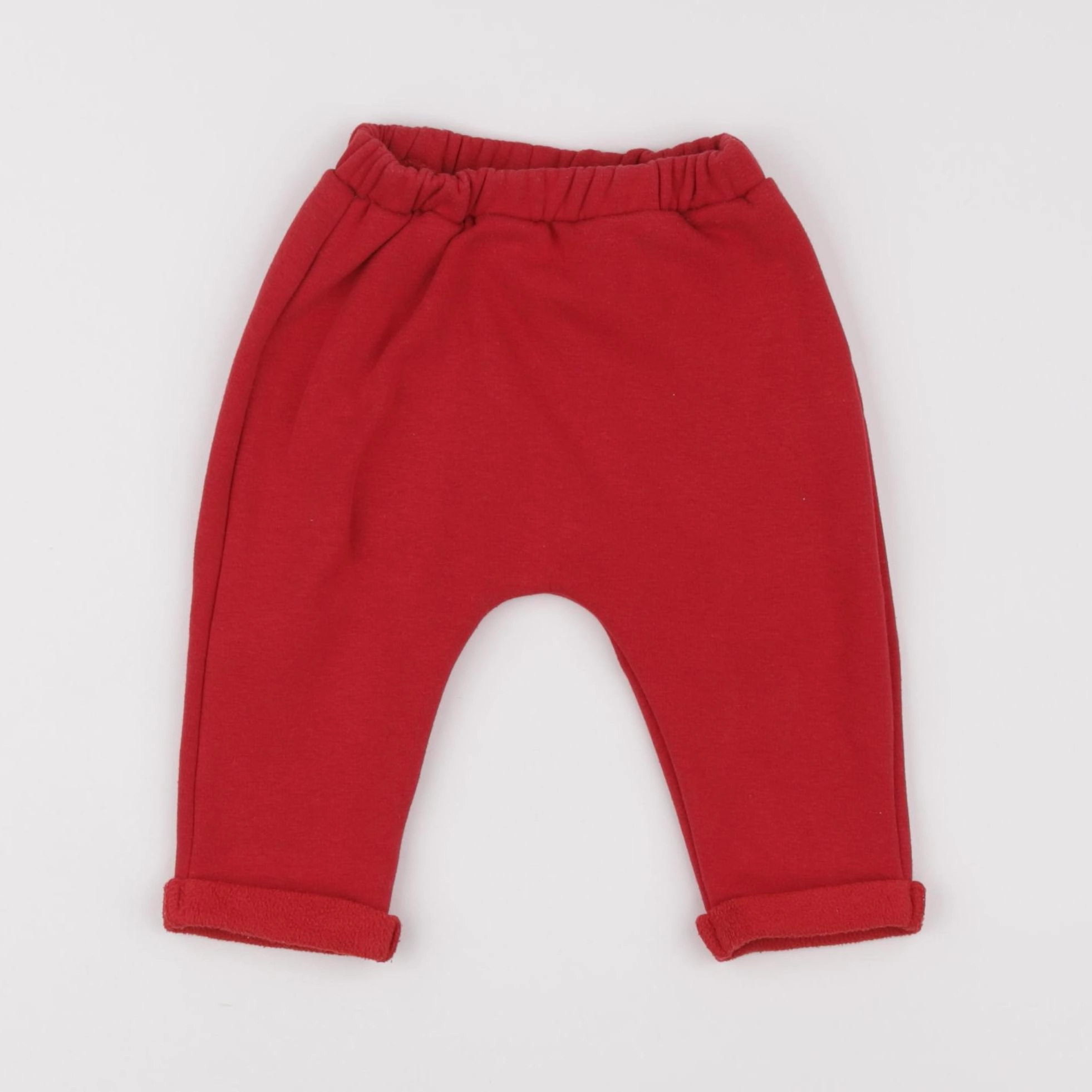 Vertbaudet - sarouel rouge - 9 mois
