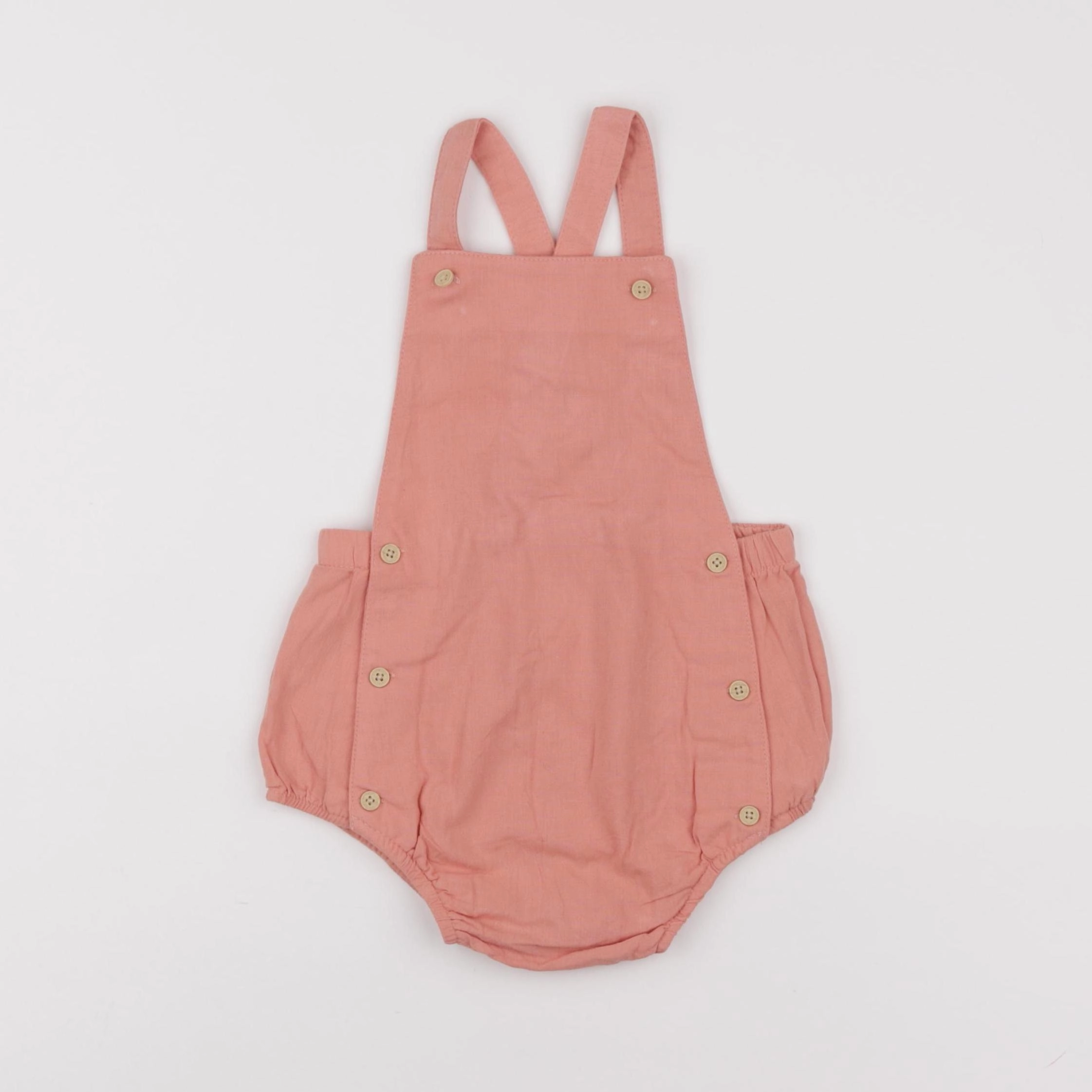 Vertbaudet - salopette rose - 18 mois