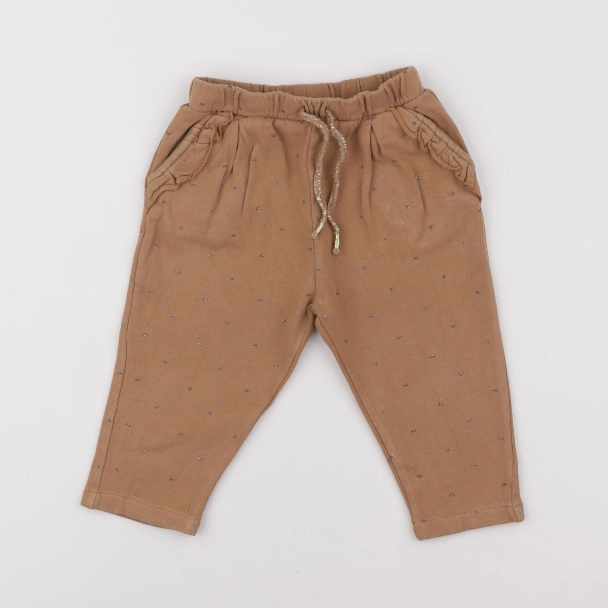 Vertbaudet - jogging marron - 12 mois