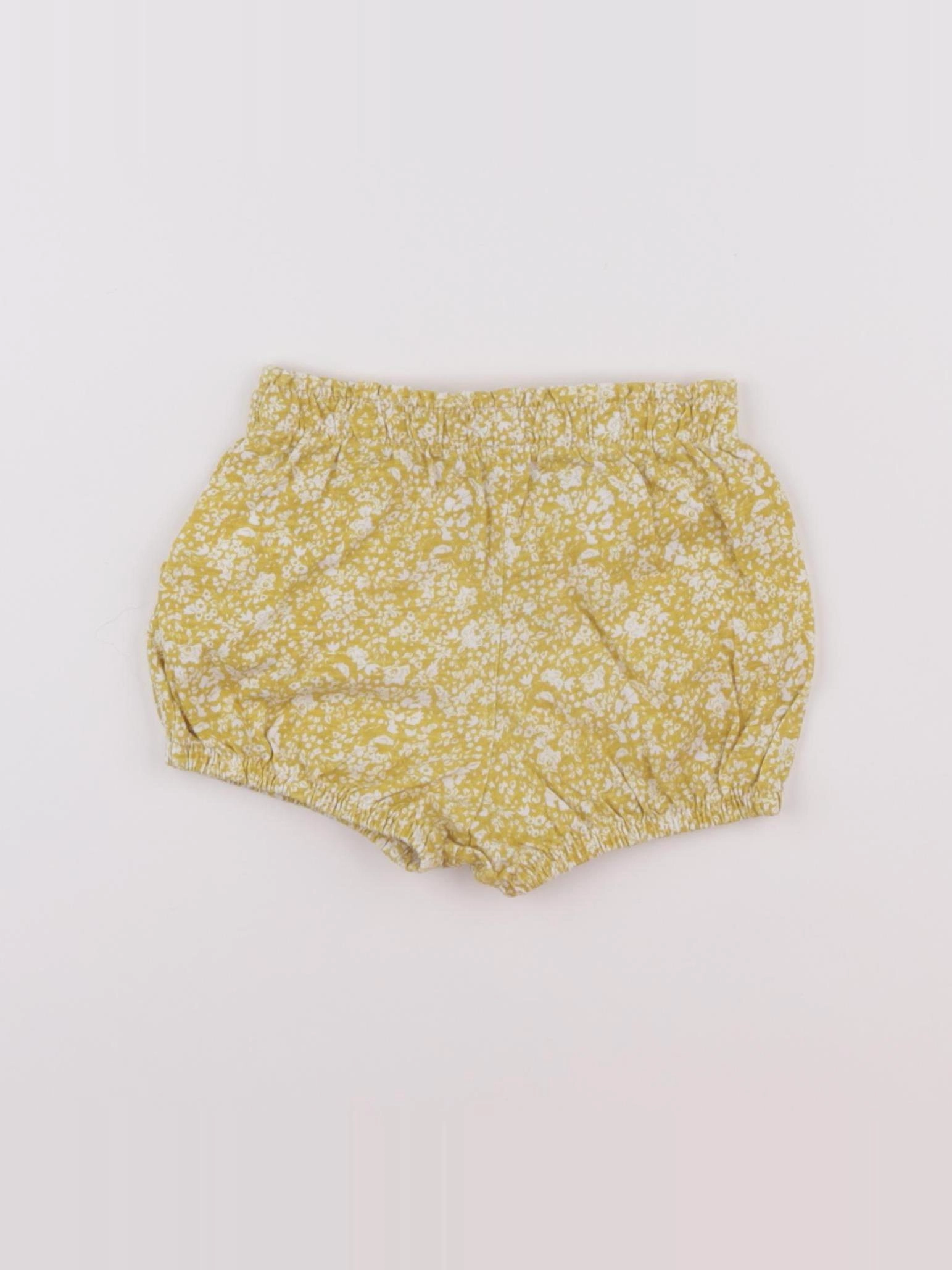Vertbaudet - bloomer jaune, blanc - 12 mois