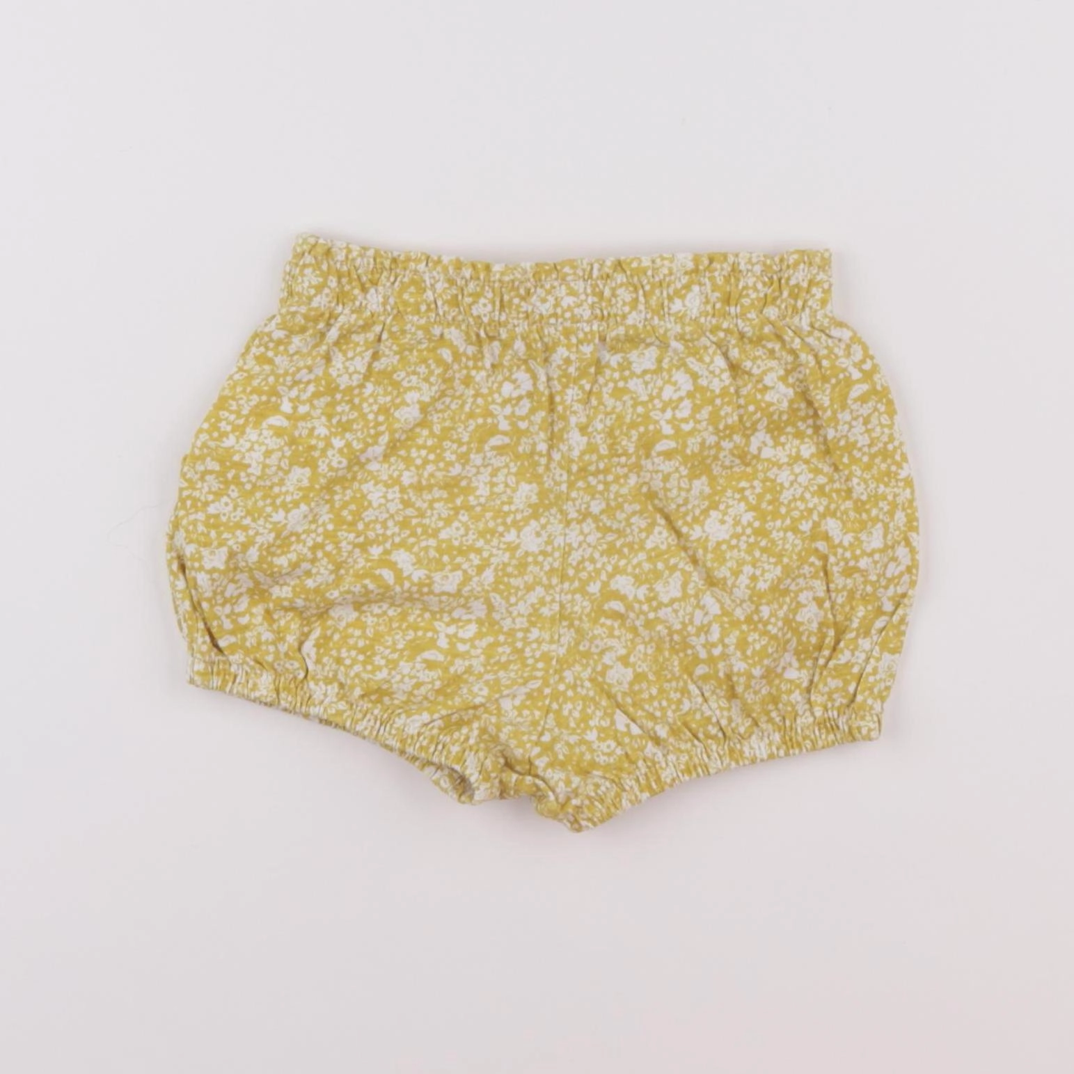 Vertbaudet - bloomer jaune, blanc - 12 mois