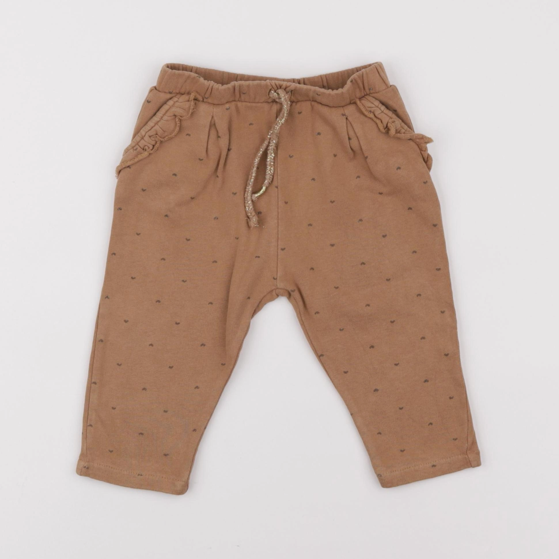 Vertbaudet - jogging marron - 12 mois