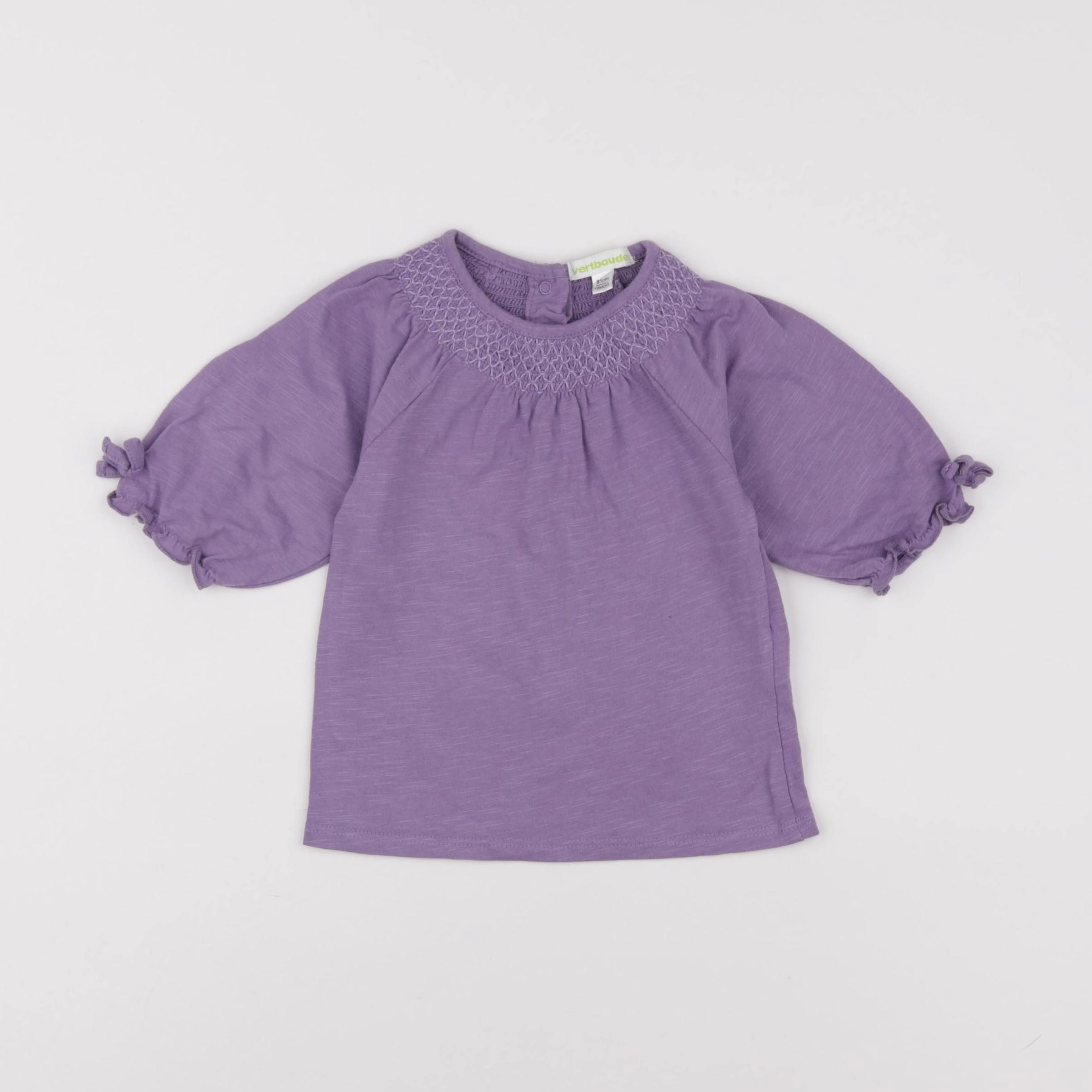 Vertbaudet - tee-shirt violet - 18 mois