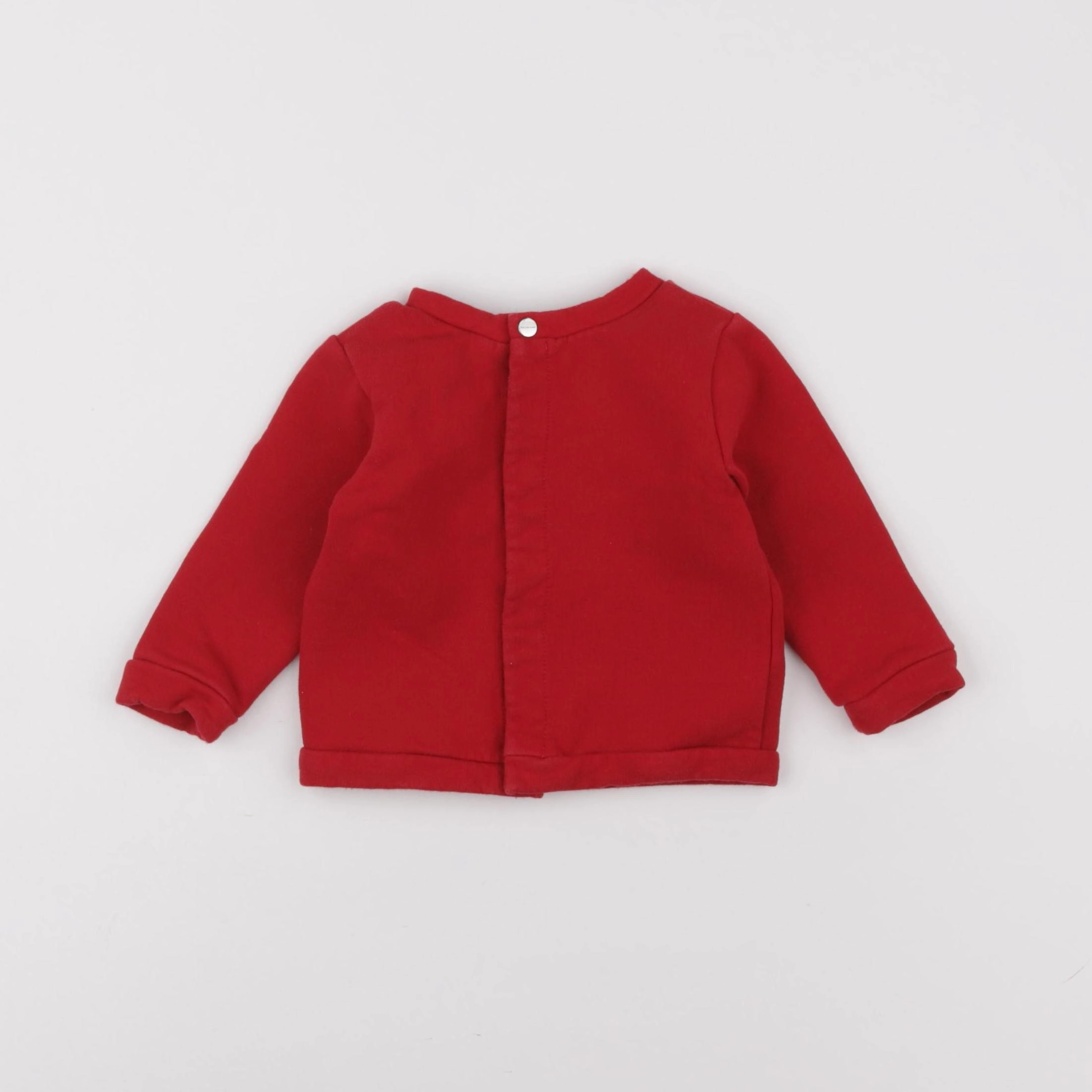 Jacadi - sweat rouge - 6 mois