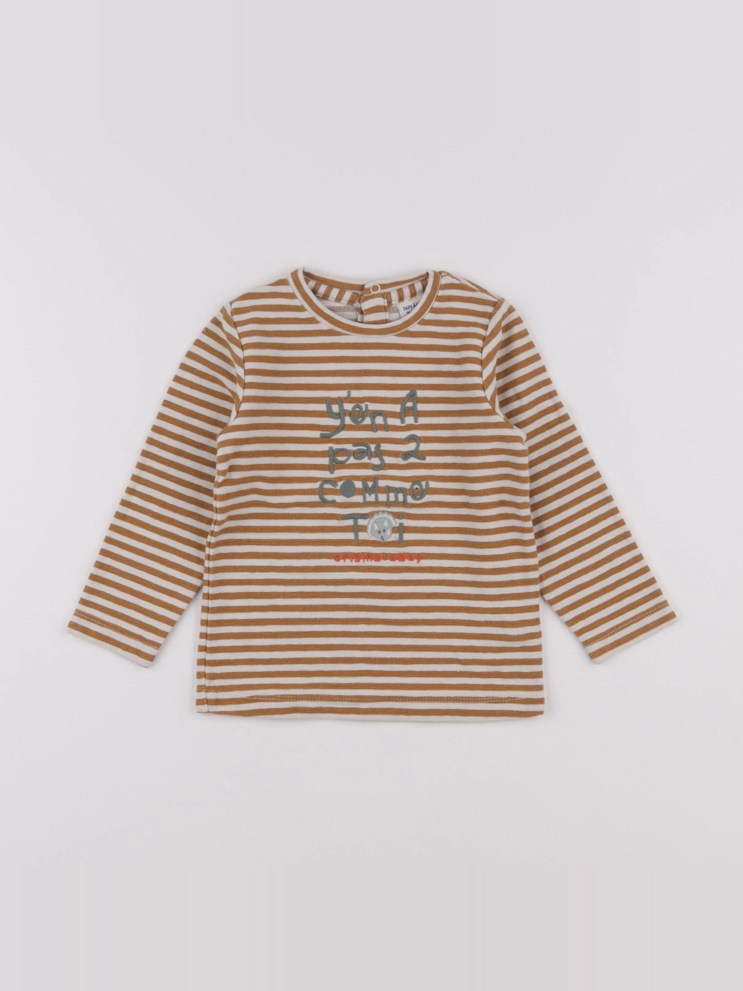 Tape à l'oeil - sweat marron - 36 mois